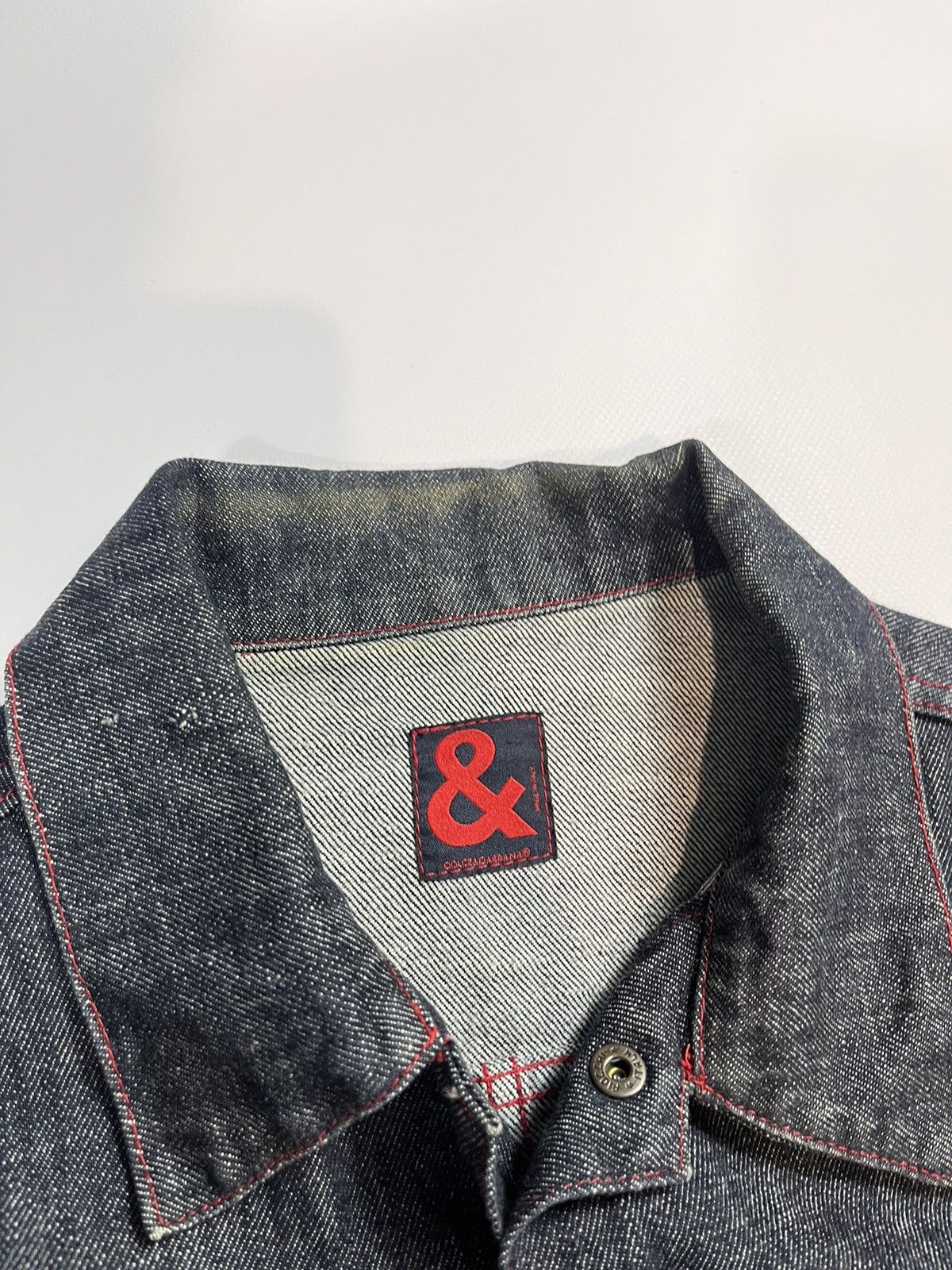 Dolce & Gabbana × Vintage Vintage Dolce Gabbana denim jacket raw made in Italy Size XL / US 12-14 / IT 48-50 - 5 Thumbnail
