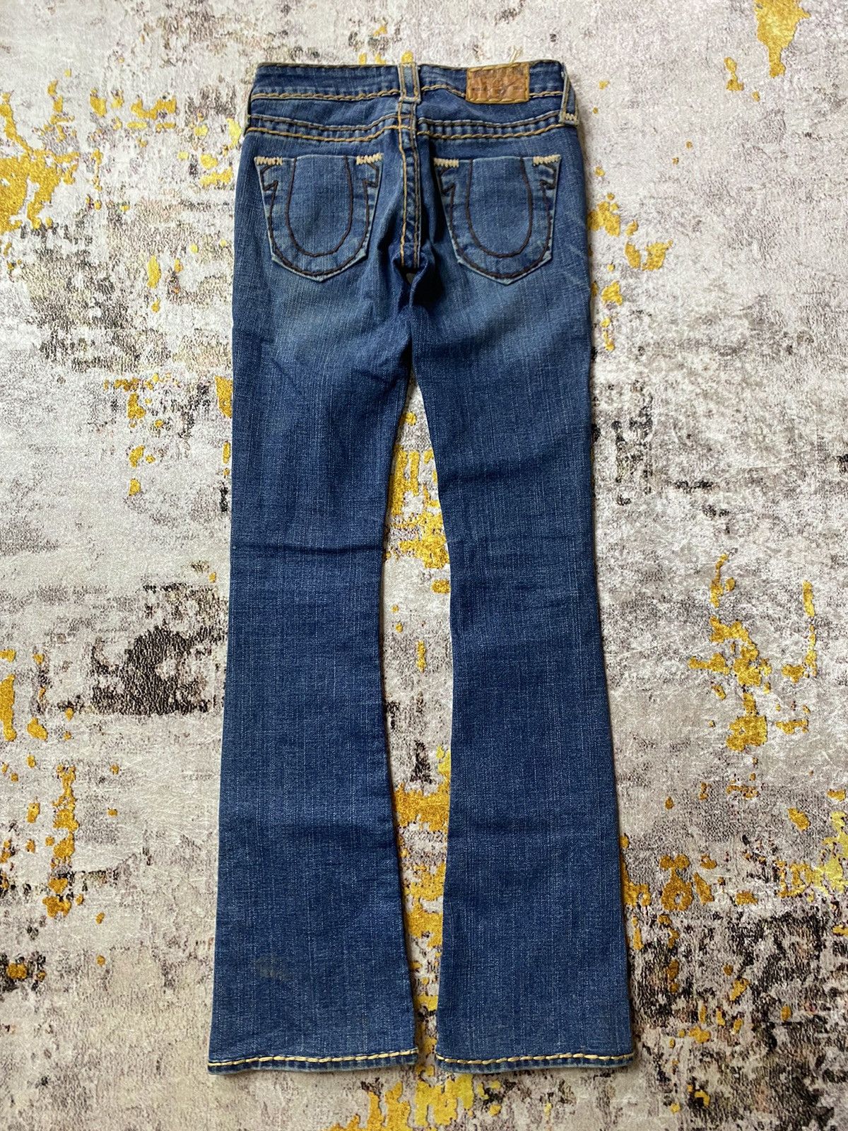 If Six Was Nine Y2K True Religion Flared Jeans Size 26" / US 2 / IT 38 - 2 Thumbnail