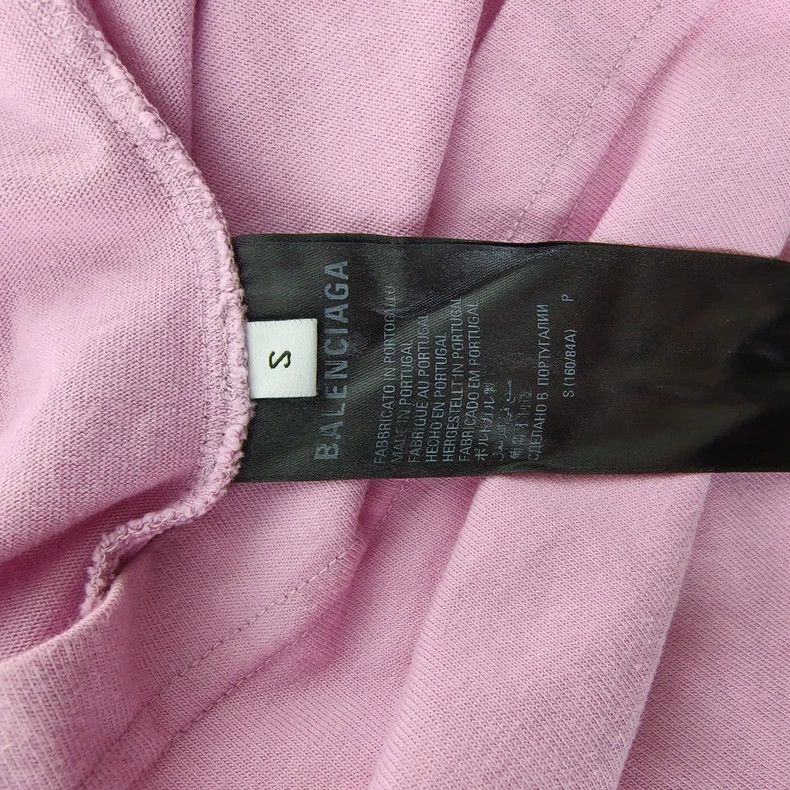 Balenciaga Balenciaga Pink purple round neck short sleeve T-shirt Size US S / EU 44-46 / 1 - 5 Thumbnail