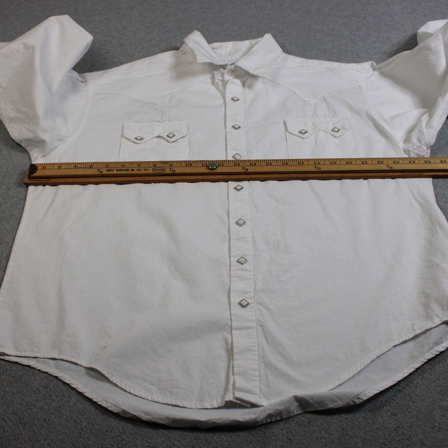 Rockmount Ranch Wear VINTAGE Rockmount Ranch Wear Shirt USA Western Snap Studded White Relaxed Fit Women XL Size XL / US 12-14 / IT 48-50 - 6 Thumbnail