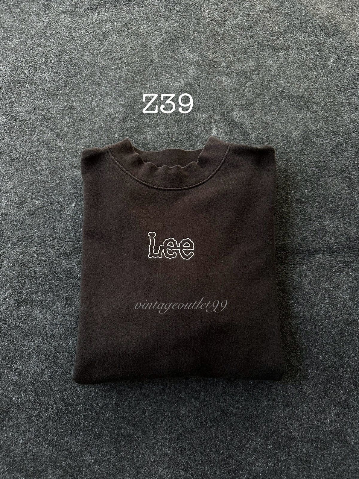 Lee × Vintage Vintage Lee Center Logo Sunfaded Crewneck Z39 Size US M / EU 48-50 / 2 - 10 Thumbnail