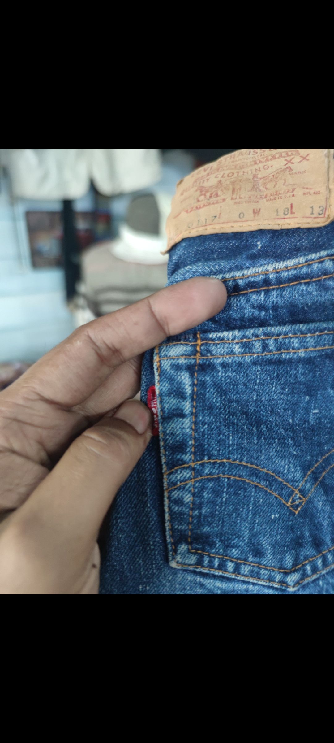 Levi's × Vintage VINTAGE 60S LEVI'S STRAUSS TODDLER SIZE 0 SELVEDGE JEAN Size US 26 / EU 42 - 9 Thumbnail