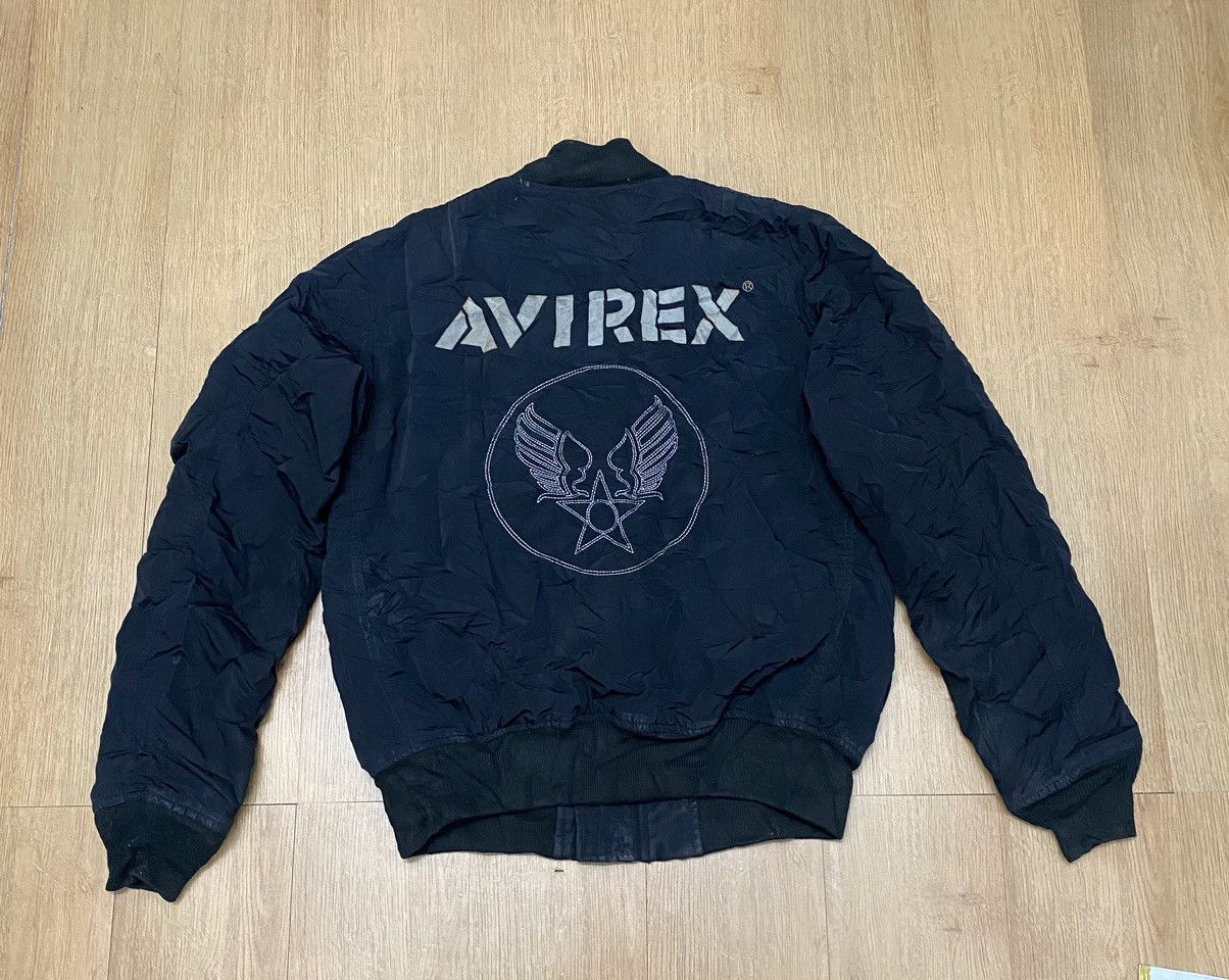 Avirex × Avirex Varsity Jacket × Vintage 💥Delete💥Vintage Avirex Big ...