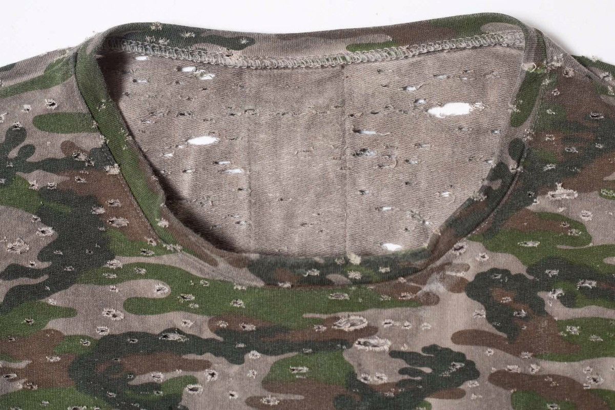 Japanese Brand adamus trashed long sleeve Size US M / EU 48-50 / 2 - 4 Thumbnail