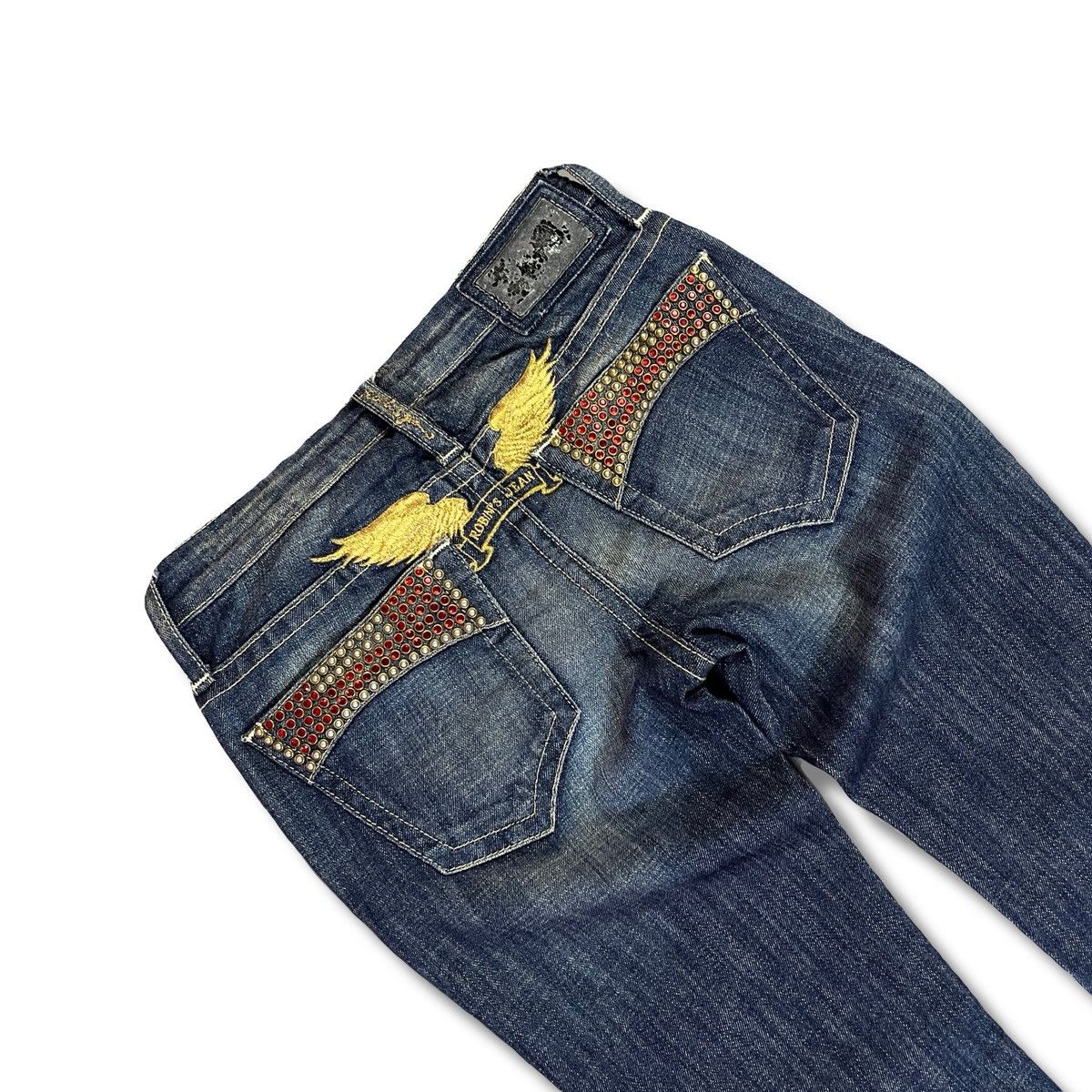 Robins Jeans Robin’s Jean Vintage Studded Crystal Pocket Skinny Jeans Size US 26 / EU 42 - 1 Thumbnail