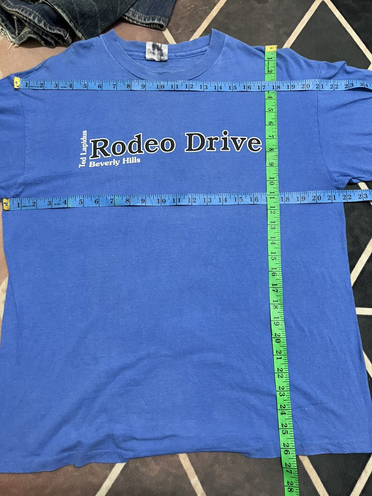 Moschino 💥TRUE VINTAGE Ted Lapidus Rodeo Drive Beverly Hills Tee Size US L / EU 52-54 / 3 - 10 Thumbnail