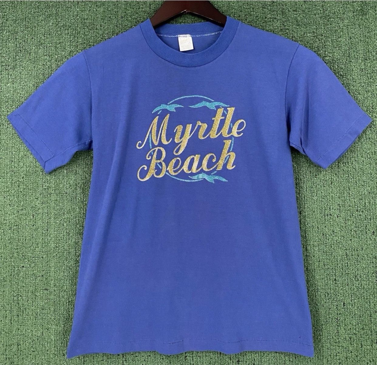Vintage 80’s Myrtle Beach Seagulls Single Stitch T-Shirt Small Size S / US 4 / IT 40 - 1 Thumbnail