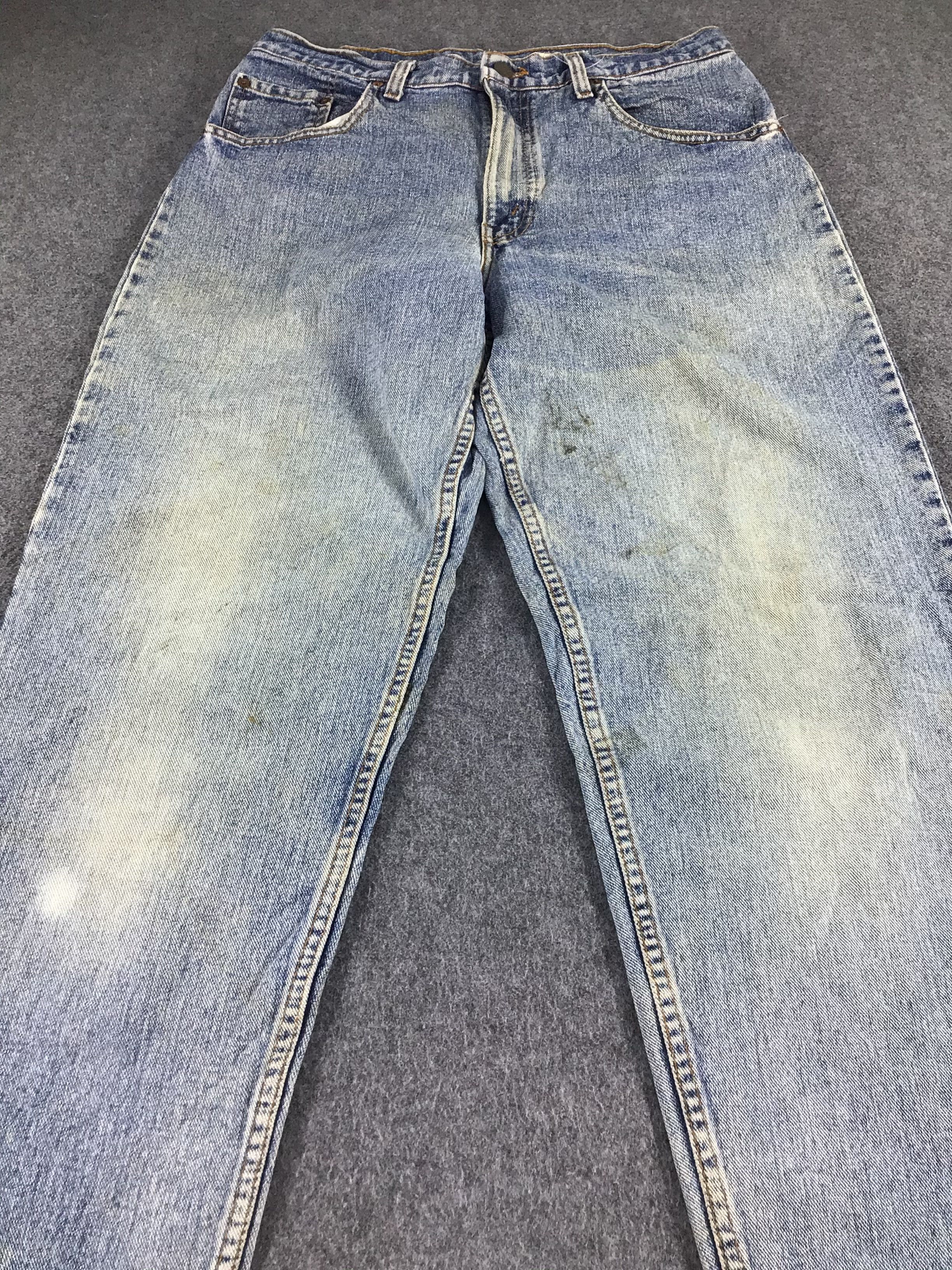 Levi's Vintage 90s Levis 560 Jeans Stone Wash Denim -J406 Size US 33 - 3 Thumbnail