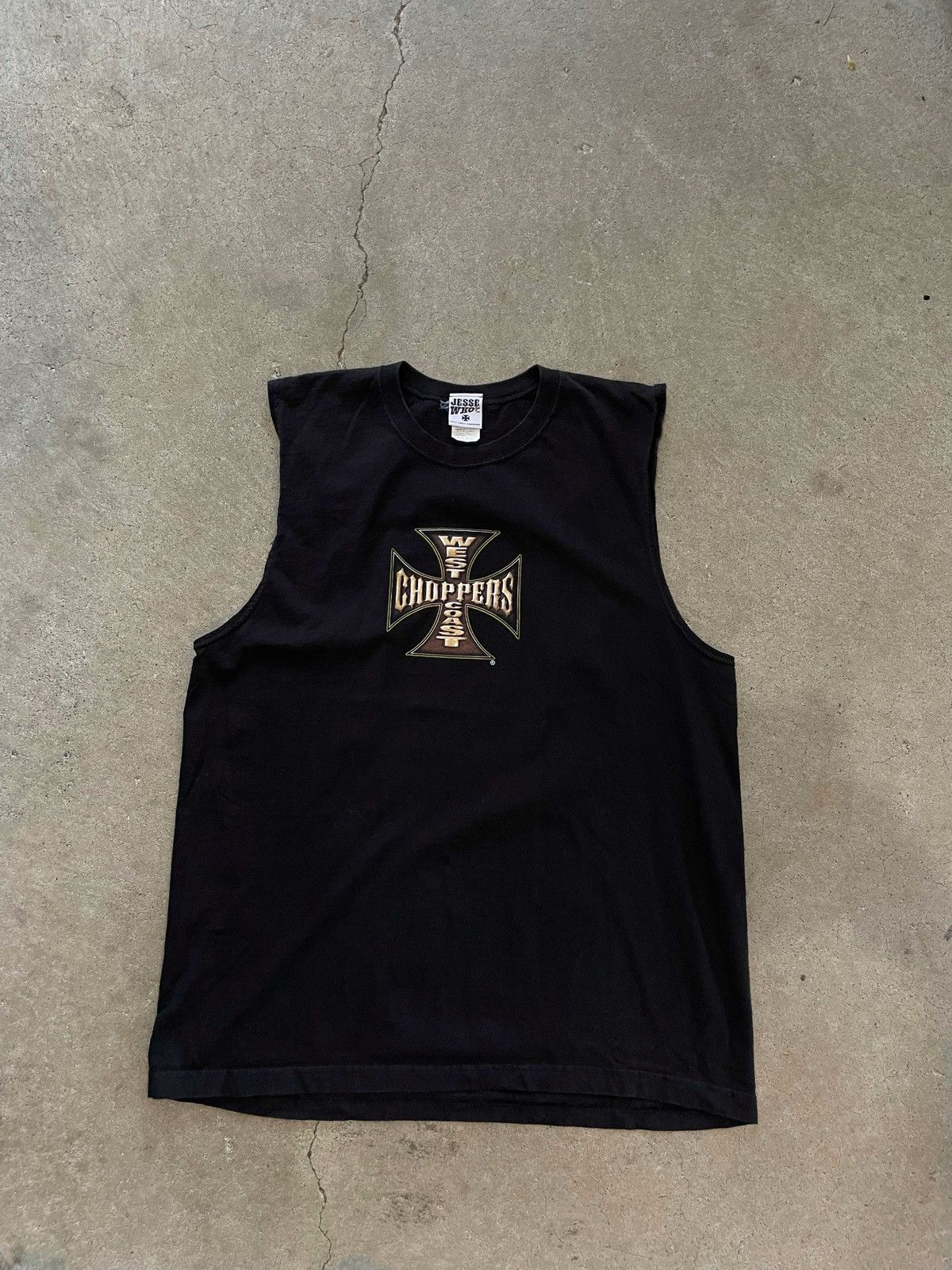 West Coast Choppers Vintage West Coast Choppers Tank Top Size US XL / EU 56 / 4 - 2 Thumbnail
