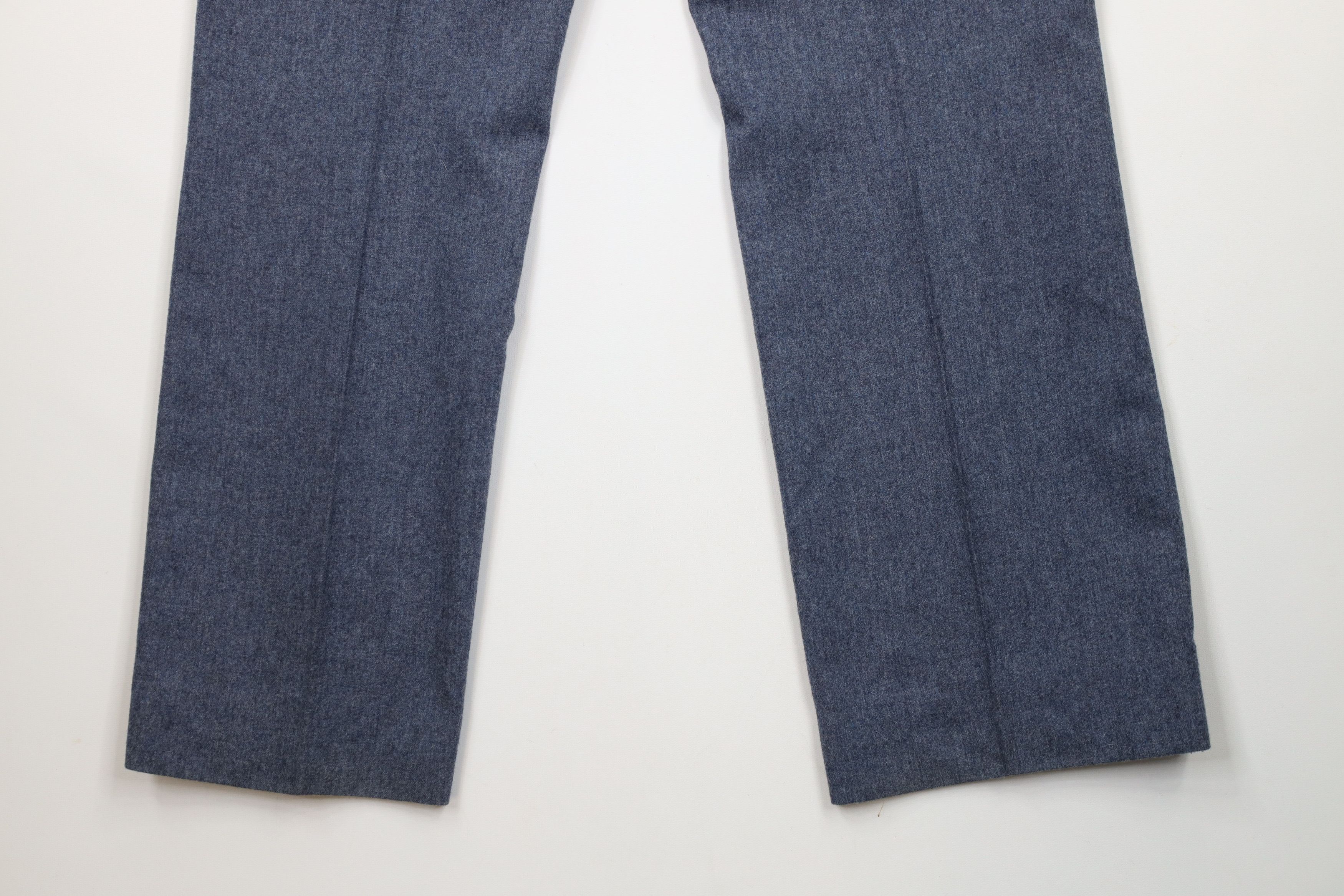 Vintage Vintage 60s 70s Streetwear Wide Leg Chino Pants Blue USA Size US 36 / EU 52 - 13 Thumbnail
