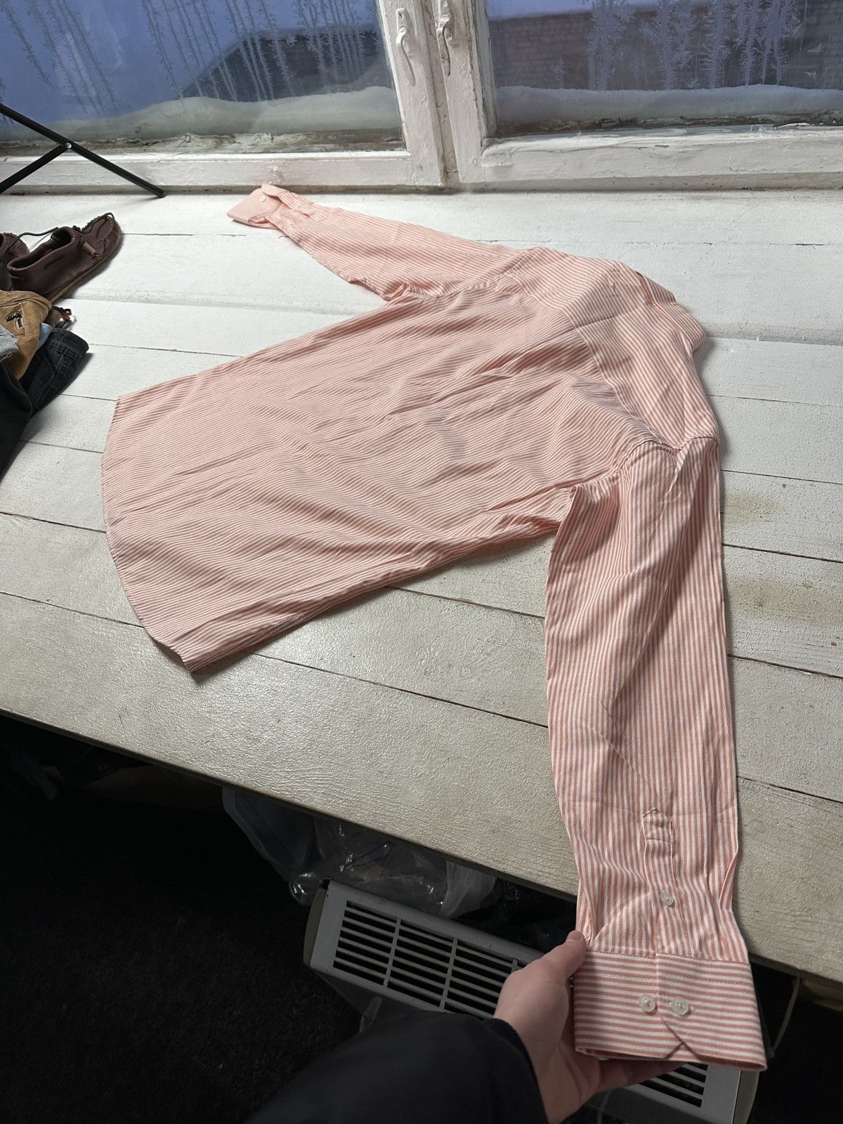 Polo Ralph Lauren 🚨 VNTG Y2K Polo Ralph Lauren Shirt check RARE long SLEEVE Size US XXL / EU 58 / 5 - 9 Thumbnail