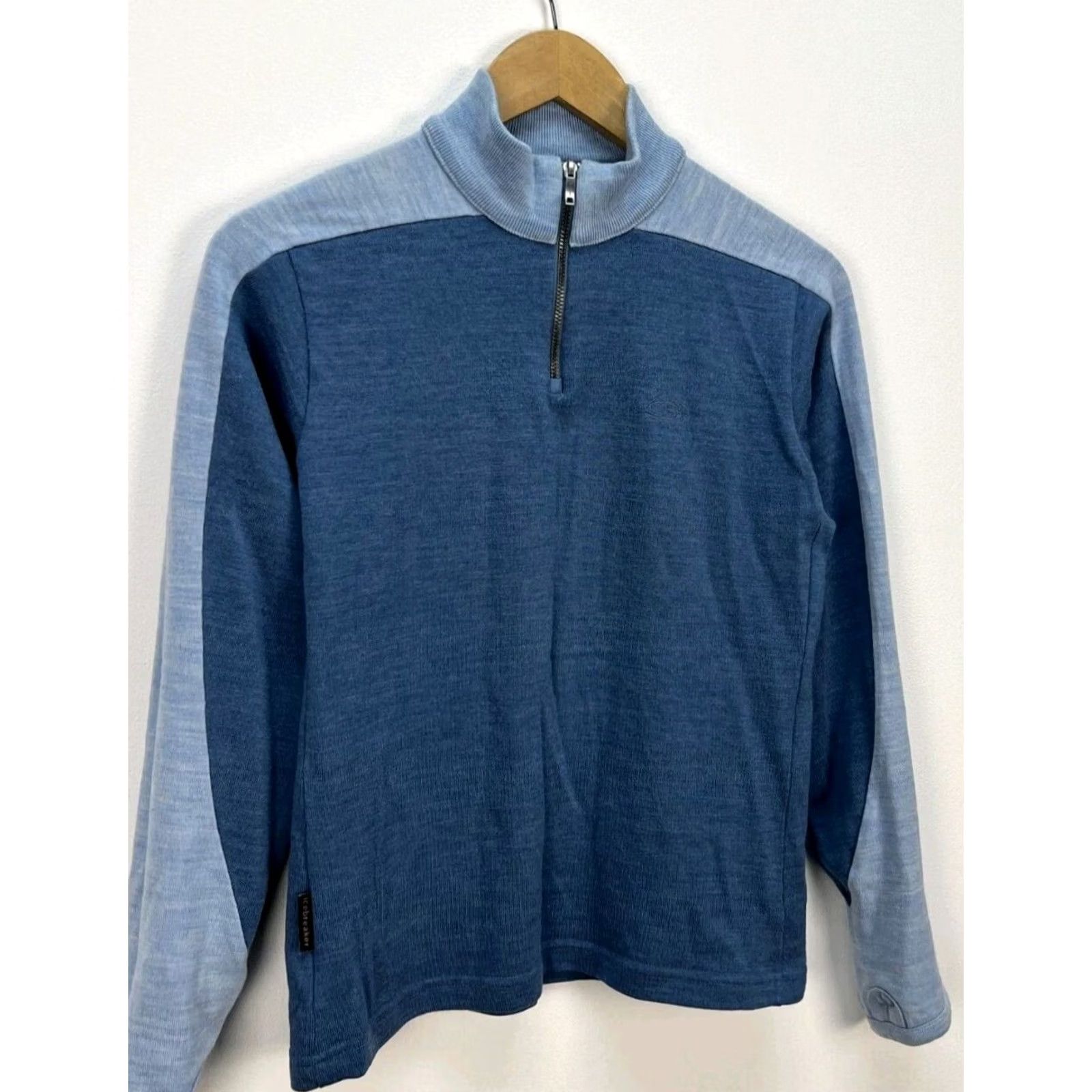 Icebreaker Icebreaker Sport 320 Pure Merino Wool Pullover Sweater Women's S Blue Size S Pullover Wool Womens Modern Sportswear Size S / US 4 / IT 40 - 2 Thumbnail