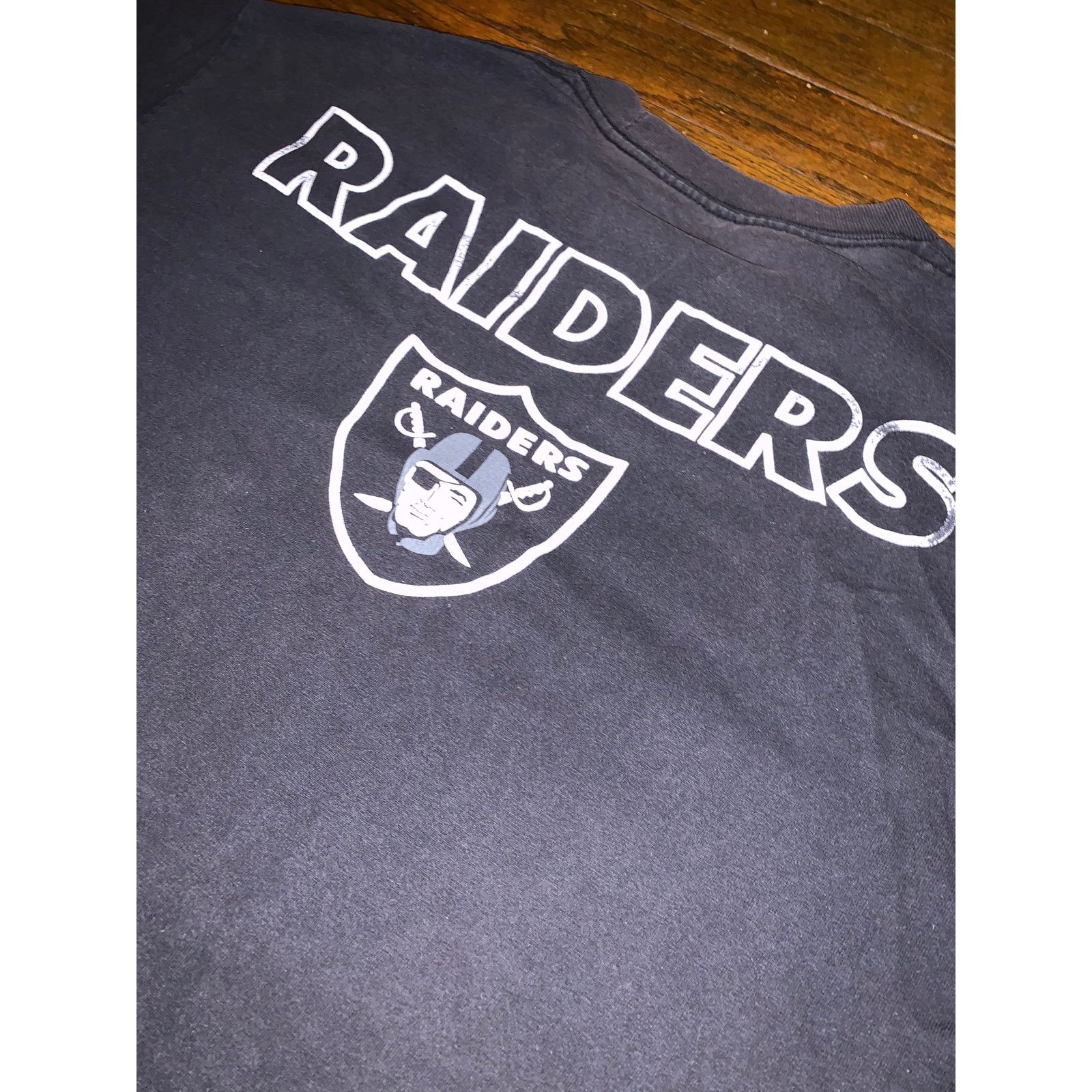 NFL × Vintage Oakland Raiders "Silver Sundays Black Nights" T-Shirt L Size US L / EU 52-54 / 3 - 10 Thumbnail