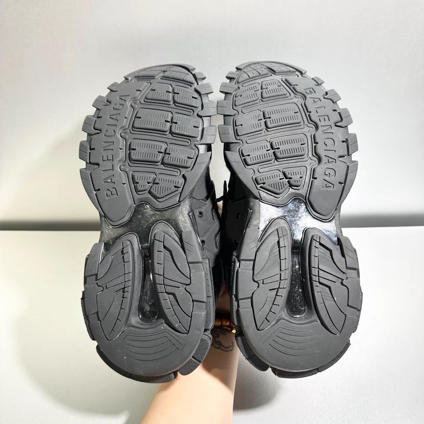 Balenciaga Balenciaga Track Black Led Version 44 EU X6529 Size US 11 / EU 44 - 7 Thumbnail
