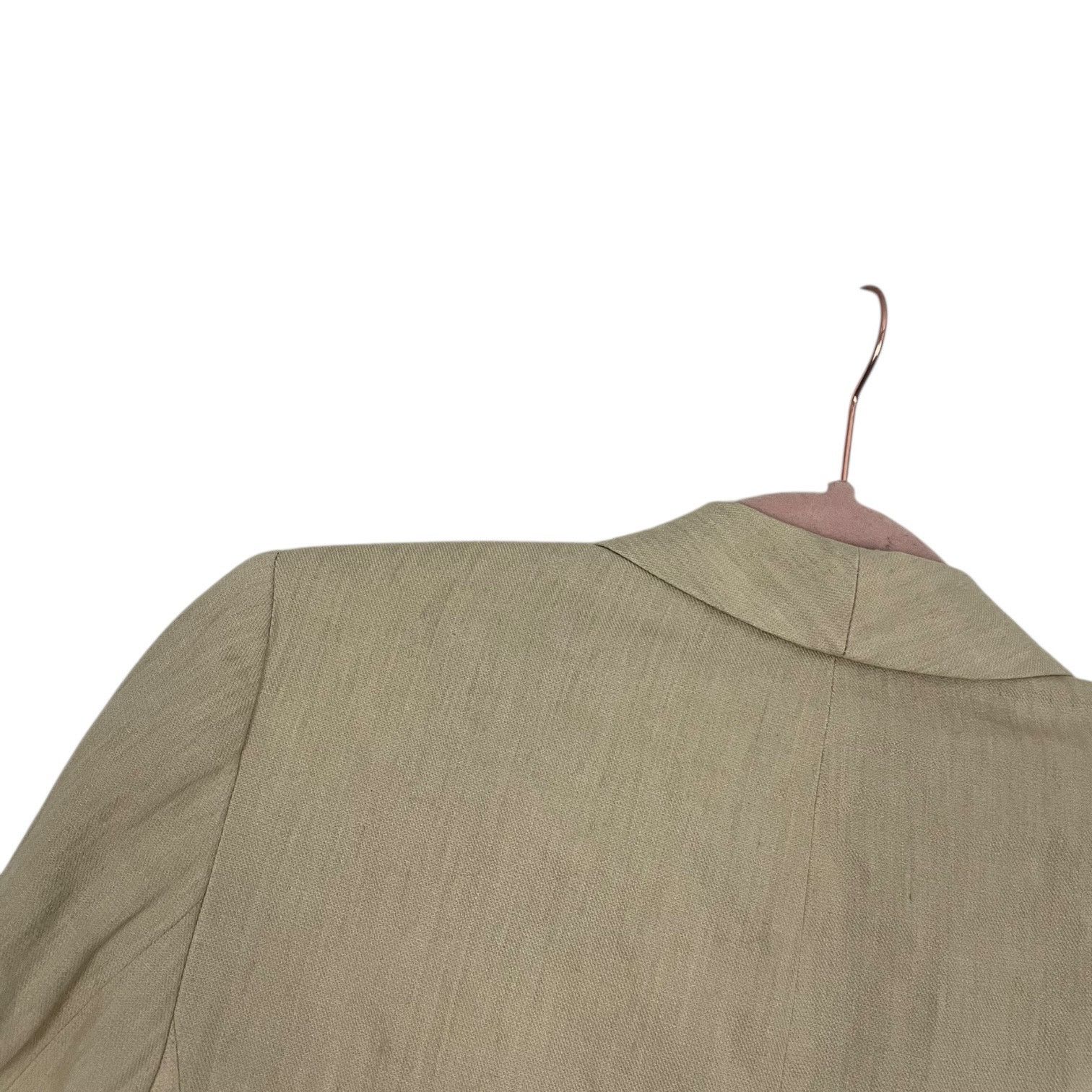 Vince Vince Cream One Button Down Blazer Size L / US 10 / IT 46 - 5 Thumbnail