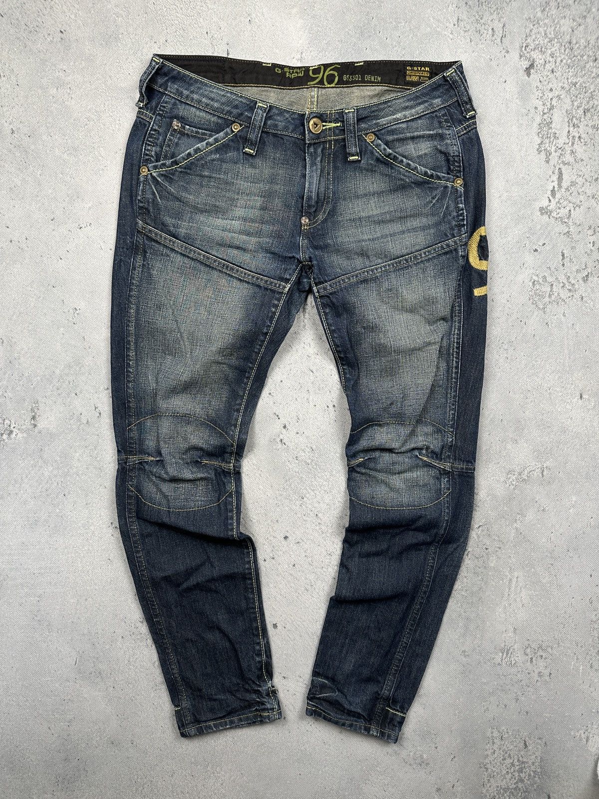 G-Star Vintage G-Star RAW Elwood Heritage Embro Narrow Jeans 96 y2k Size 30" / US 8 / IT 44 - 2 Thumbnail