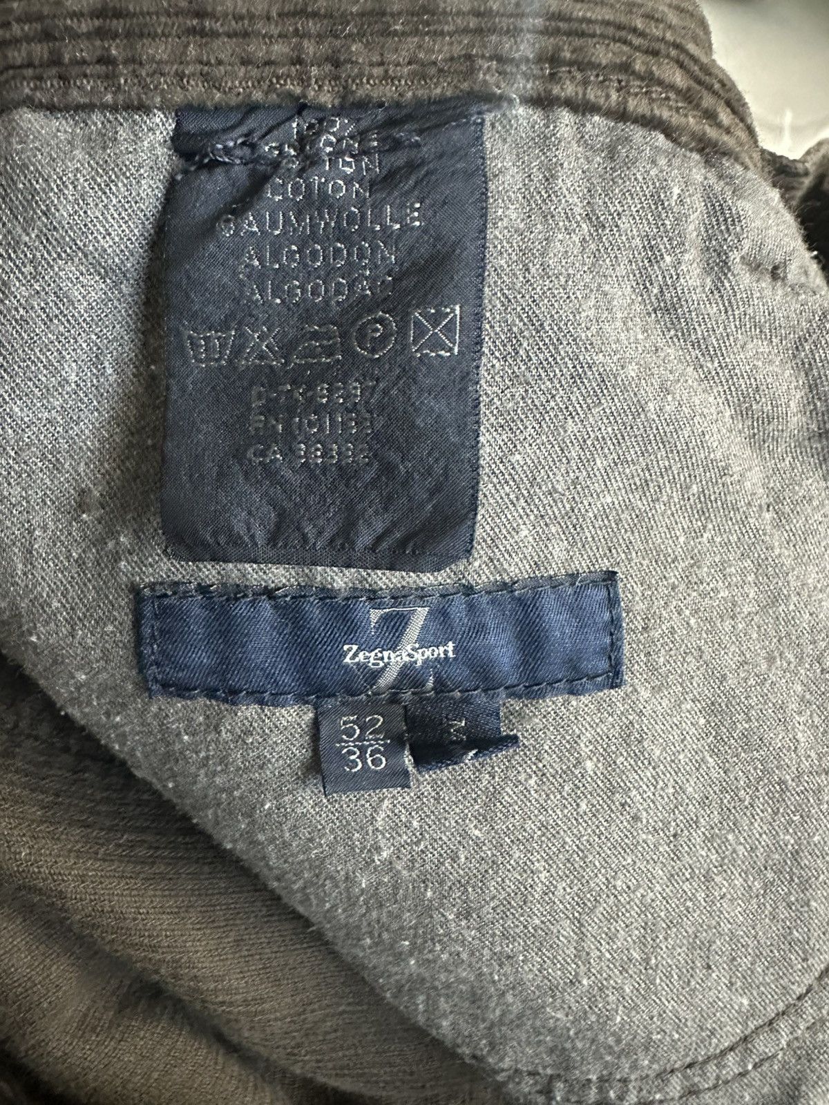 Ermenegildo Zegna Brown Corduroy Cargos Size US 36 / EU 52 - 3 Thumbnail