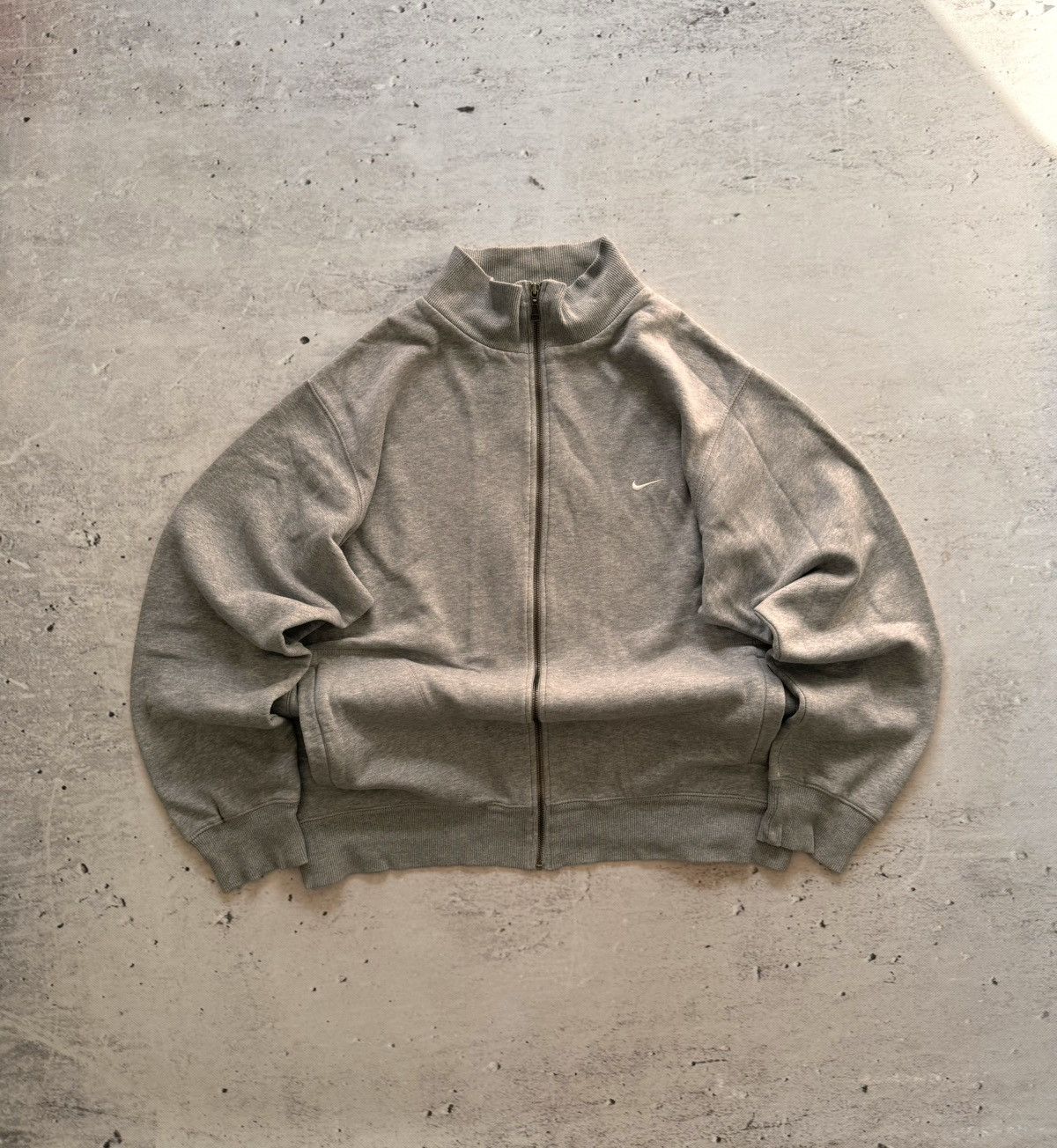 Nike × Vintage NIKE VINTAGE CENTER LOGO OVERSIZE BOXY ZIP HOODIE Size US L / EU 52-54 / 3 - 3 Thumbnail