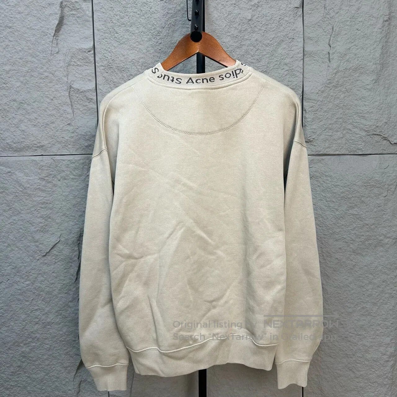 Acne Studios Acne Studios Lettered Collar Sweatshirt. Size XXS / US 00 / IT 34 - 2 Thumbnail