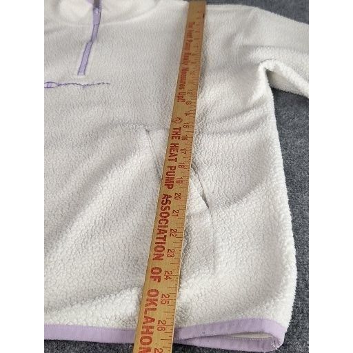 Champion Champion Cream Sherpa 1/4 Zip Sweater Women Sz XS Urban Outf Size XS / US 0-2 / IT 36-38 - 4 Thumbnail