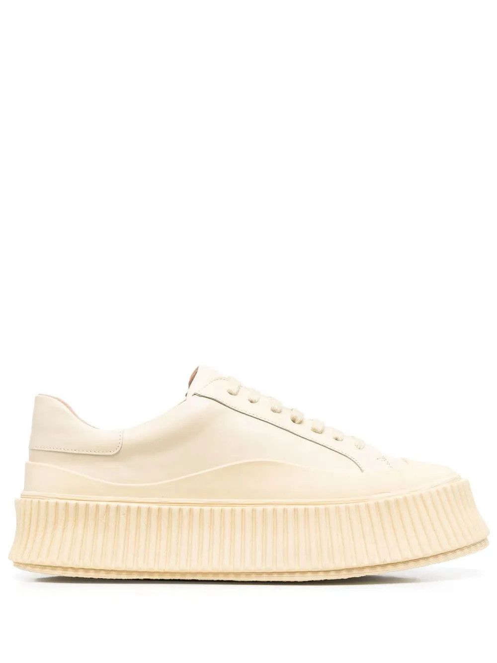 Jil Sander o1y1025 Low-Top Sneakers in Beige Size US 11 / IT 41 - 1 Thumbnail