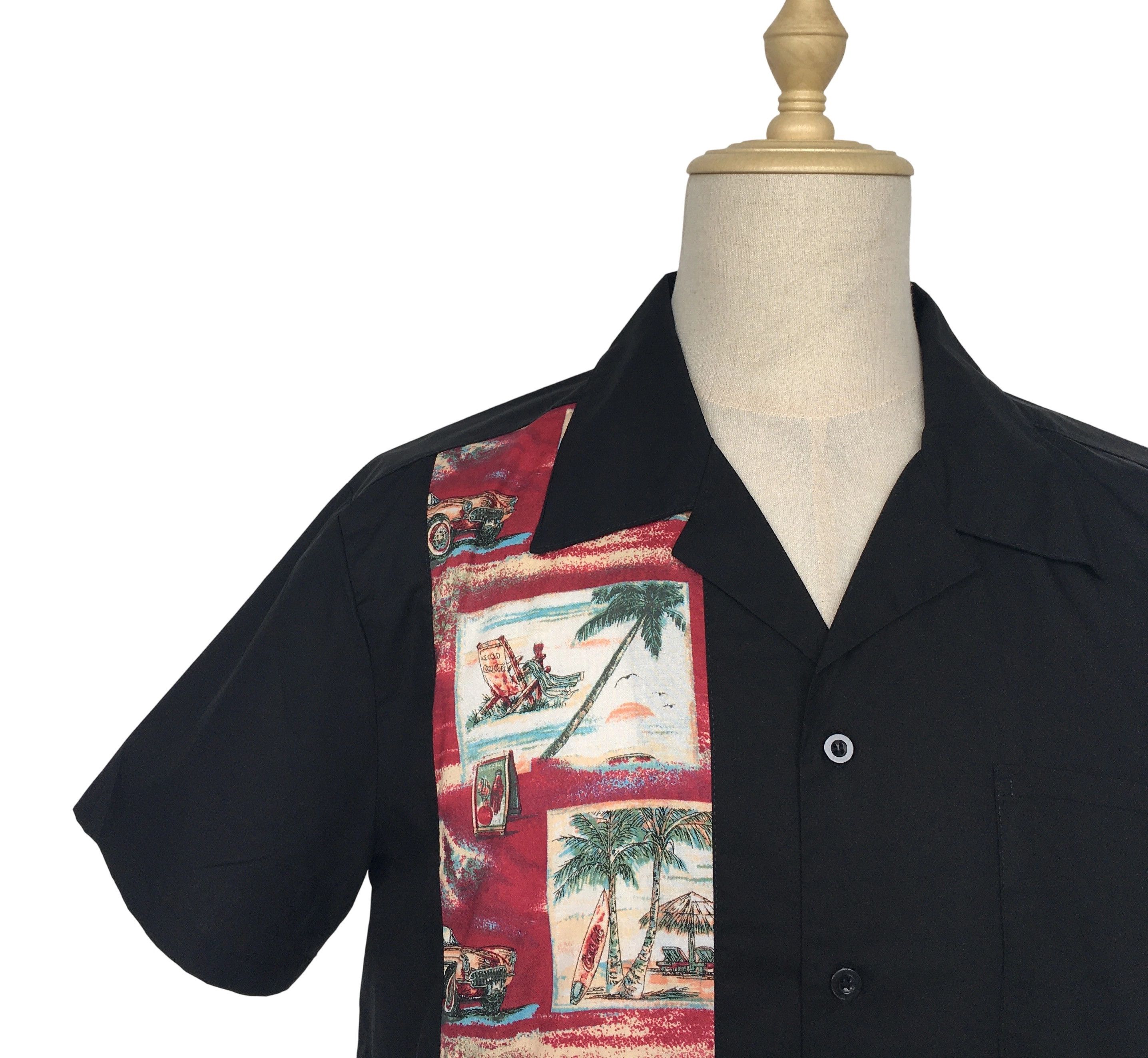 Other Men's Casual Shirts 1950's Retro Vintage Tops Cars Pattern Size US XL / EU 56 / 4 - 4 Thumbnail