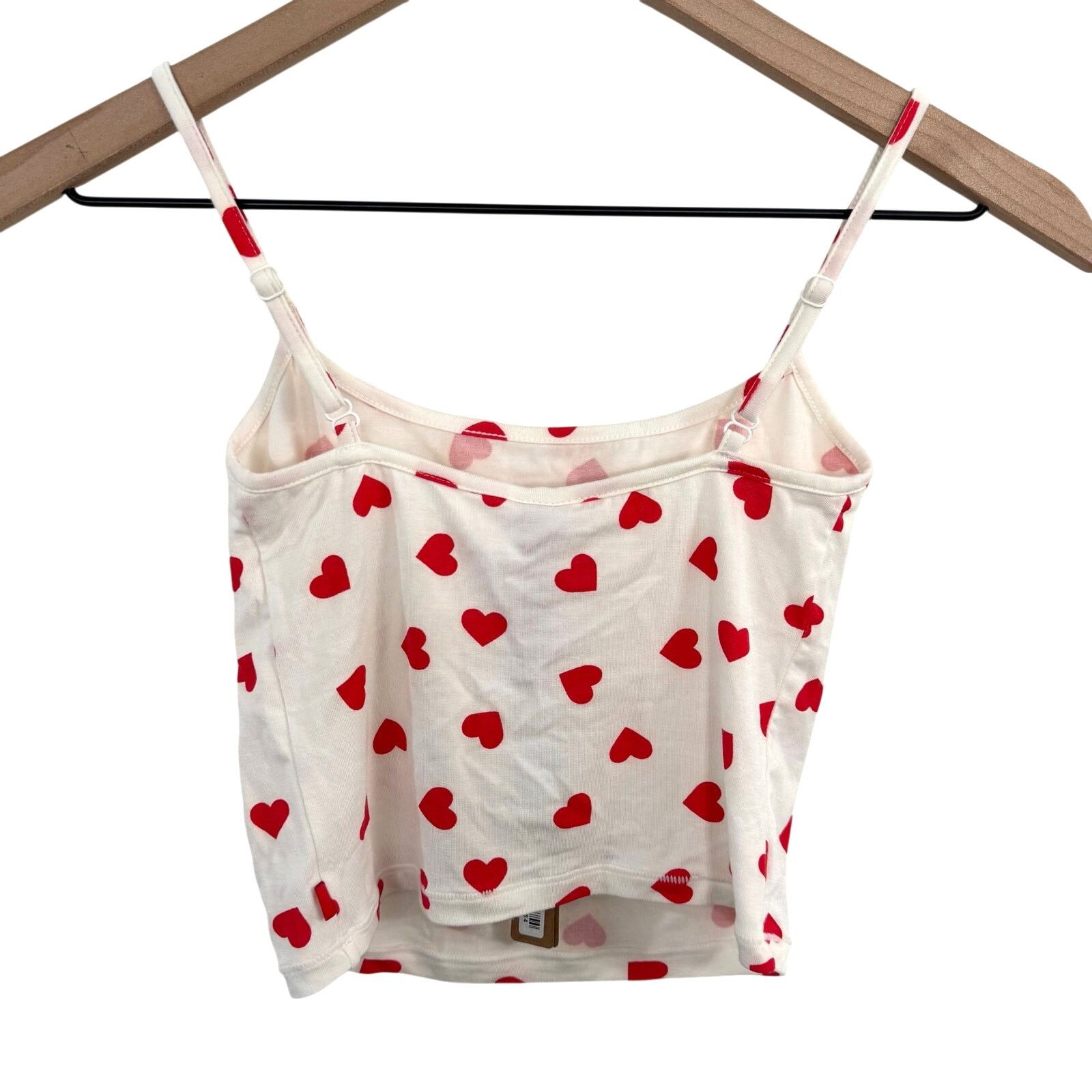SKIMS Skims Sleep Straight Neck Cropped Cami Tank Top In Ruby Marb Size XS / US 0-2 / IT 36-38 - 8 Thumbnail