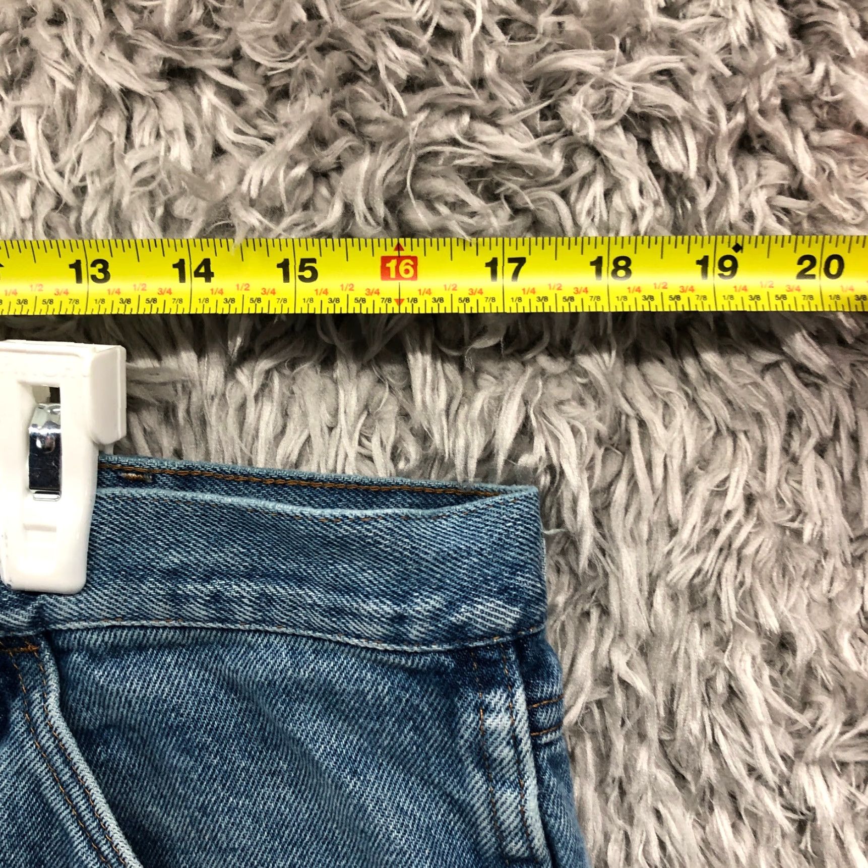 Denime Rustler Jeans 36x30 Mens Mid Rise Straight Leg Dark Wash Blue Denim Jeans Size US 36 / EU 52 - 2 Thumbnail