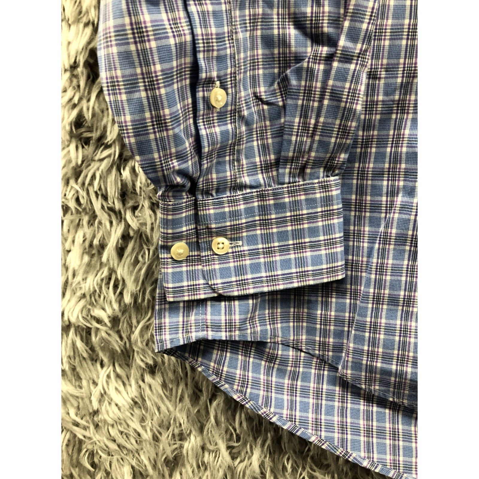 Vintage Kirkland Signature Shirt Mens Blue Plaid Long Sleeve Button-Down Collar L Size US L / EU 52-54 / 3 - 2 Thumbnail