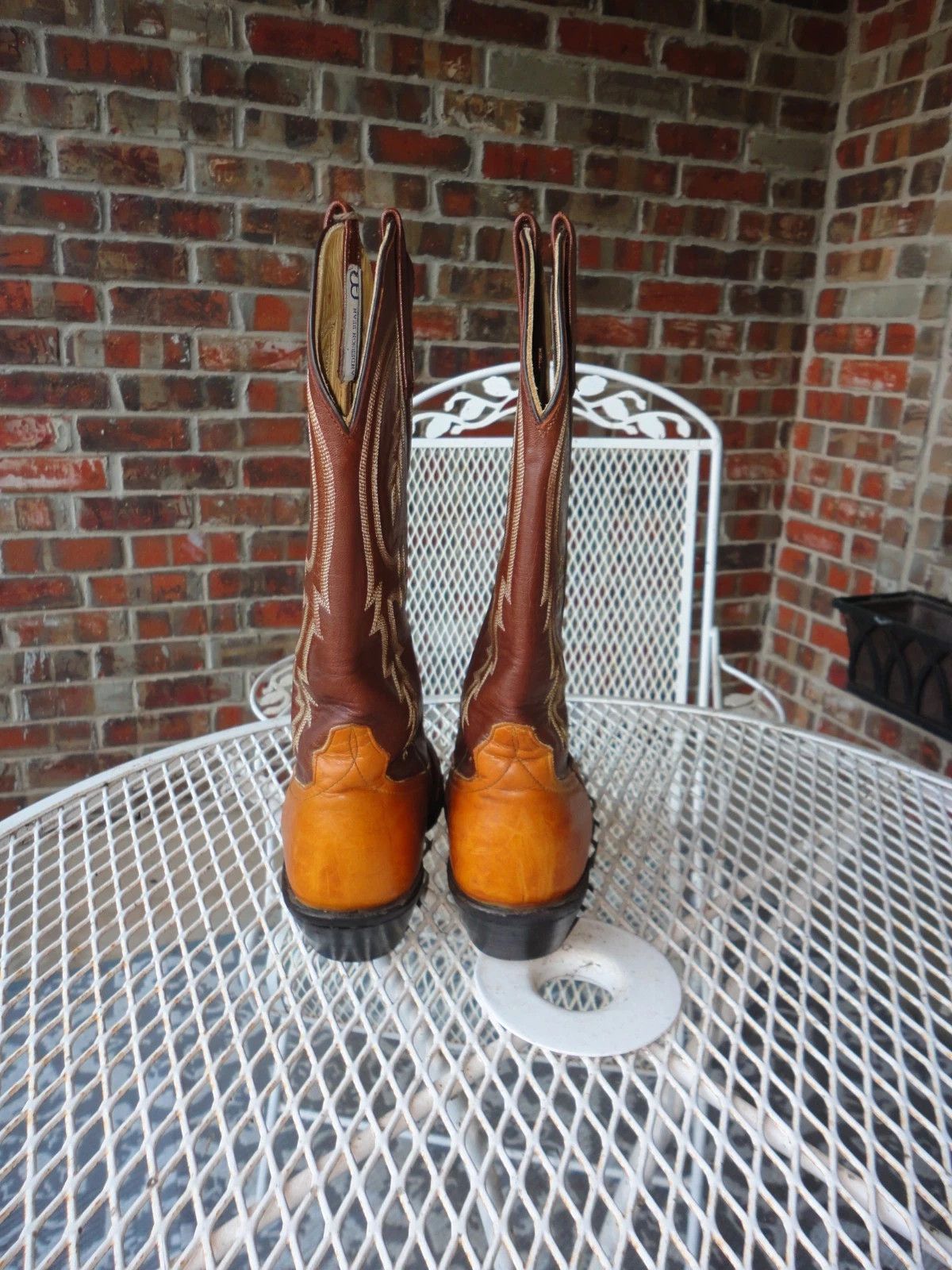 Anderson Bean ANDERSON BEAN Vintage Brown Western Boots Size 6.5 Size US 6.5 / EU 39-40 - 8 Thumbnail