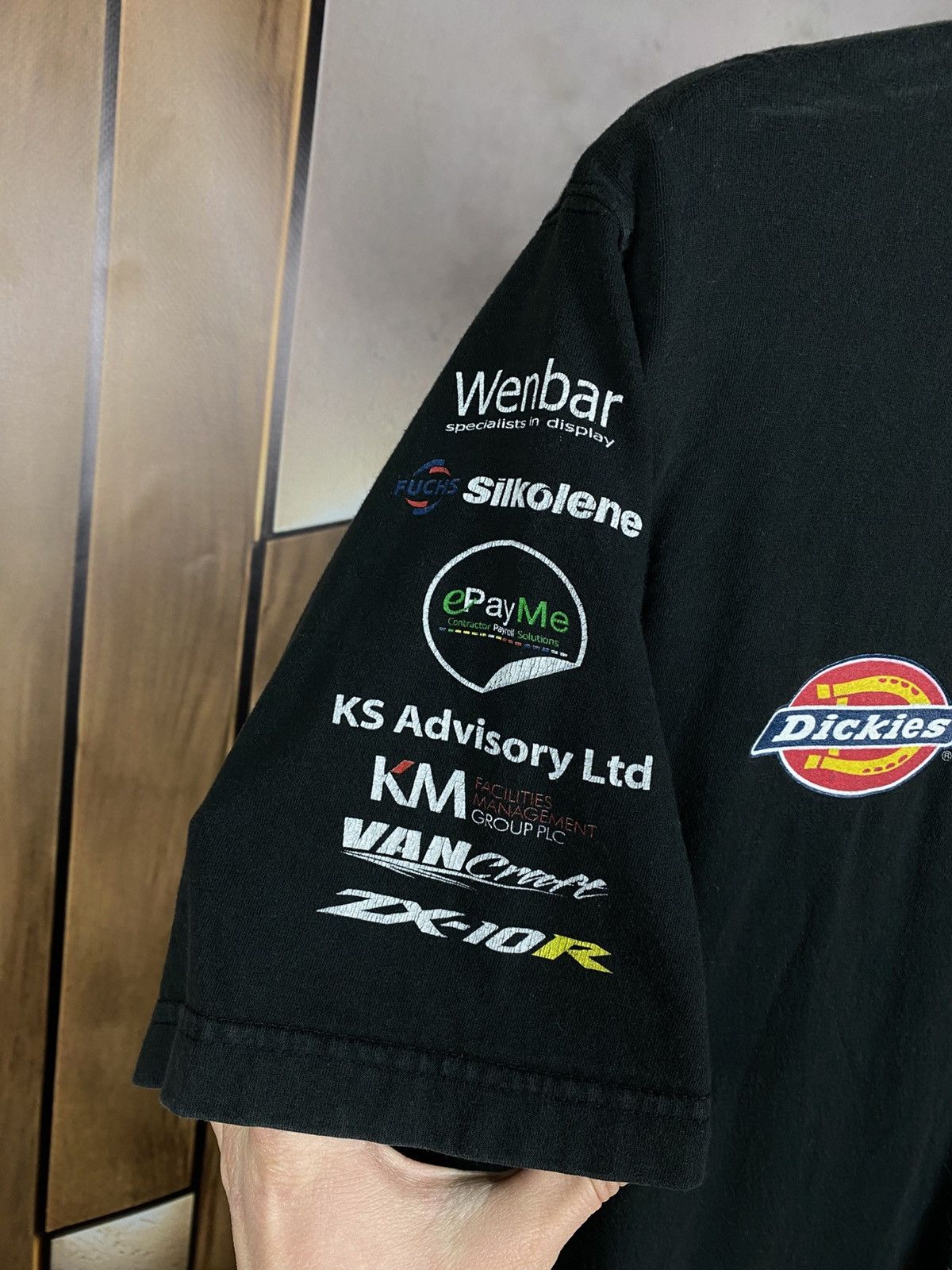 Diesel 🚧Vintage T-Shirt Dickies Be Wiser Insurance Moto Kawasaki🚧 Size US M / EU 48-50 / 2 - 5 Thumbnail