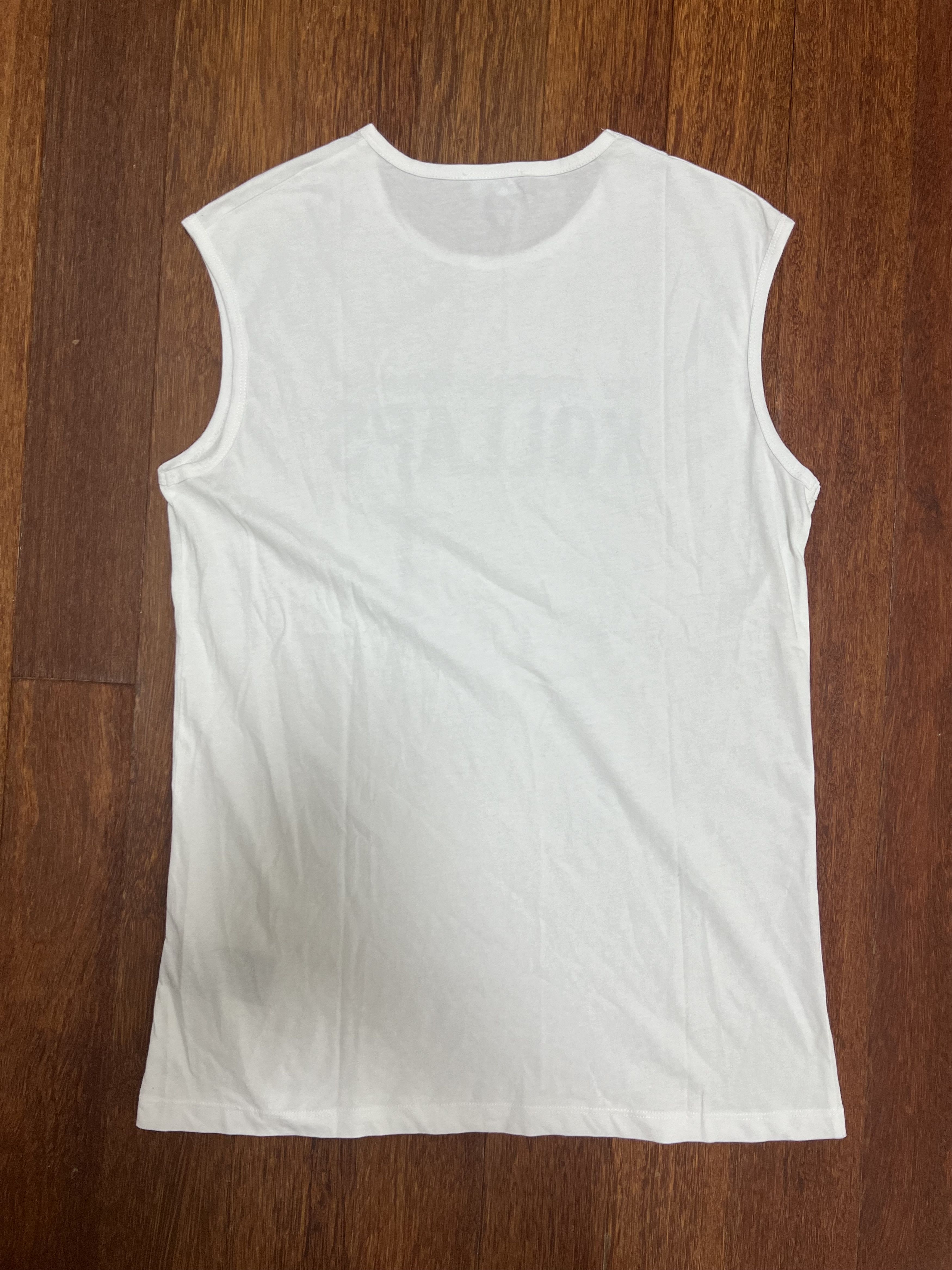 Raf Simons 💚 Raf Simons Redux Kollaps Tank Top White Large Size US L / EU 52-54 / 3 - 2 Thumbnail