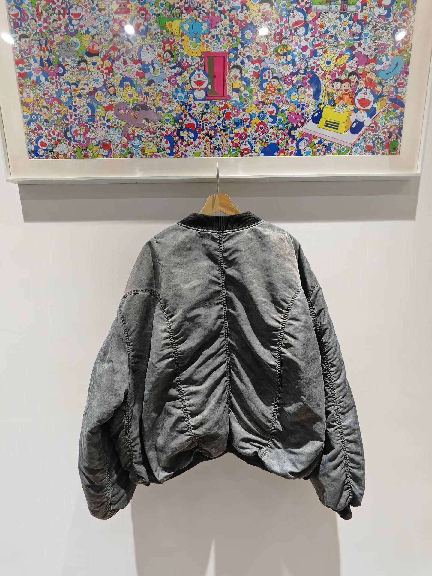 GRAILZ Grailz 24SS Washed Vintage Oversized Bomber Jacket Q15 Size US S / EU 44-46 / 1 - 3 Thumbnail