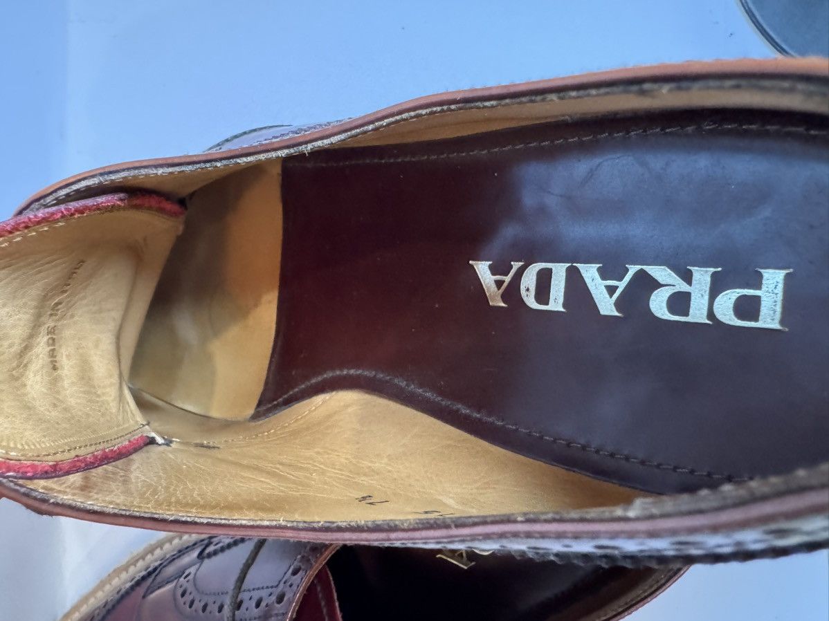Prada PRADA Espadrille Wingtip Brogues - Like New (Mod. 2EG015) Size US 8.5 / EU 41-42 - 7 Thumbnail