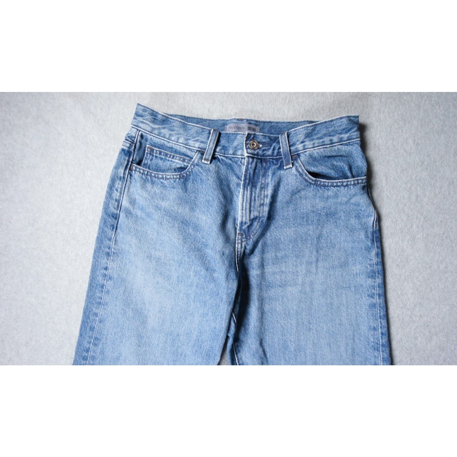 Uniqlo Uniqlo Jeans 26x31 Blue Denim JW Anderson Straight Leg 5-Pocket Design Regular Womens Size 26" / US 2 / IT 38 - 2 Thumbnail