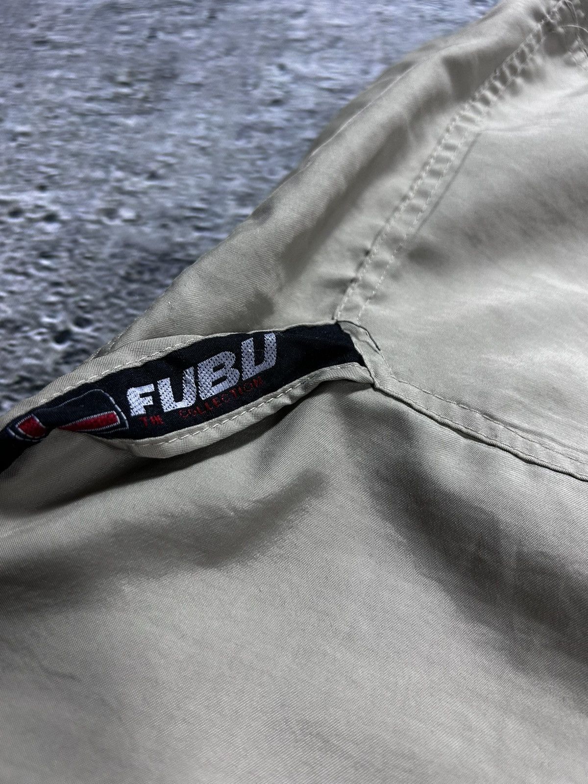 Fubu × Vintage 90s FuBu vintage beige parachute cargo pants Size US 32 / EU 48 - 4 Thumbnail