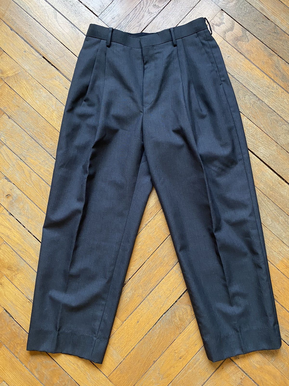 Auralee Bluefaced Wool Wide Slacks | Grailed