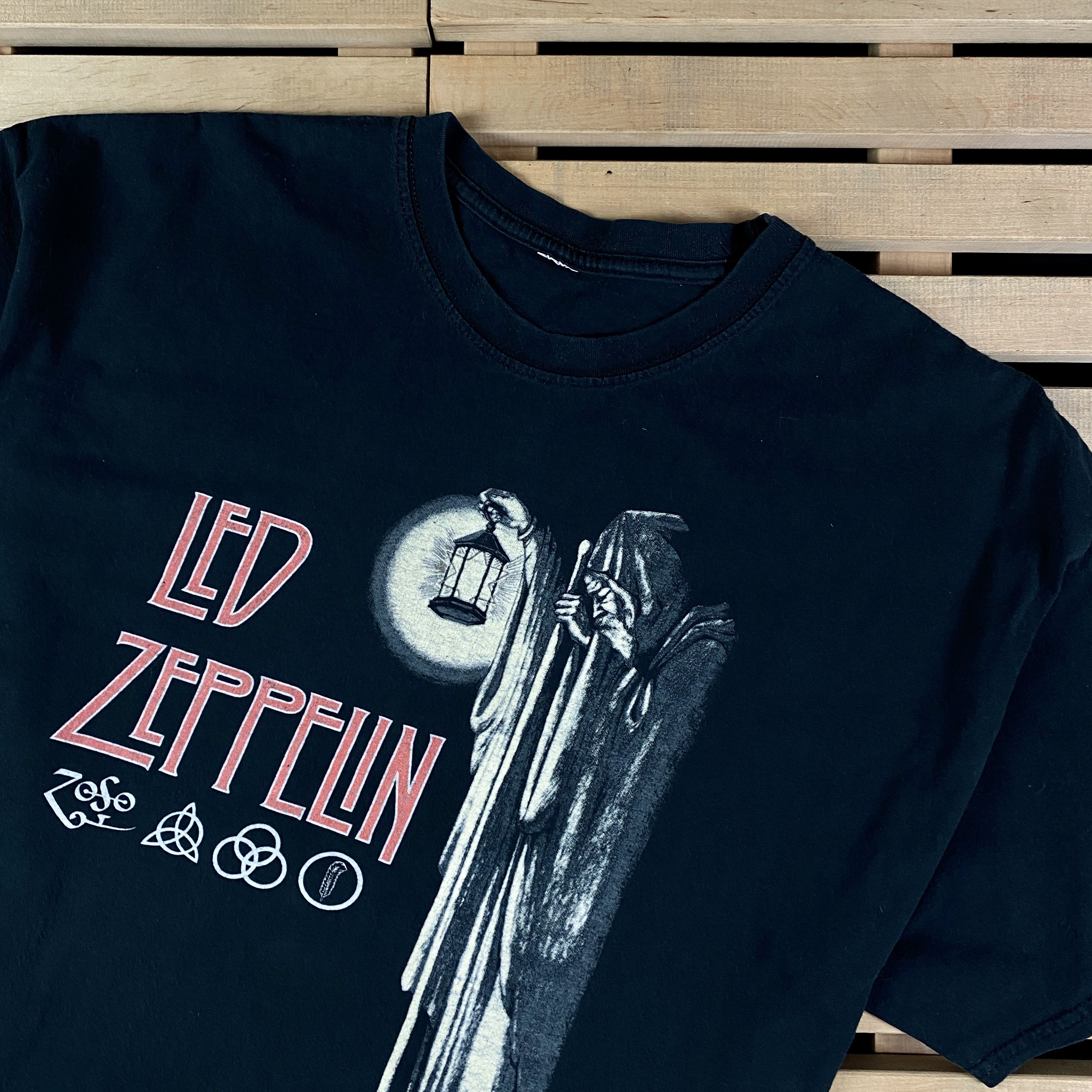 Led Zeppelin × Vintage Mens Vintage T-Shirt Led Zeppelin Size XL Size US XL / EU 56 / 4 - 2 Thumbnail