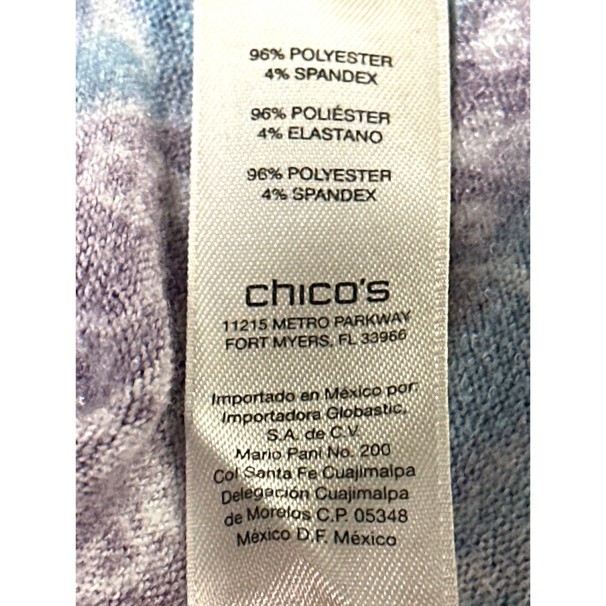 Chicos Chicos Long Sleeve Top Multicolored Paisley Print Blouse Boh Size M / US 6-8 / IT 42-44 - 6 Thumbnail