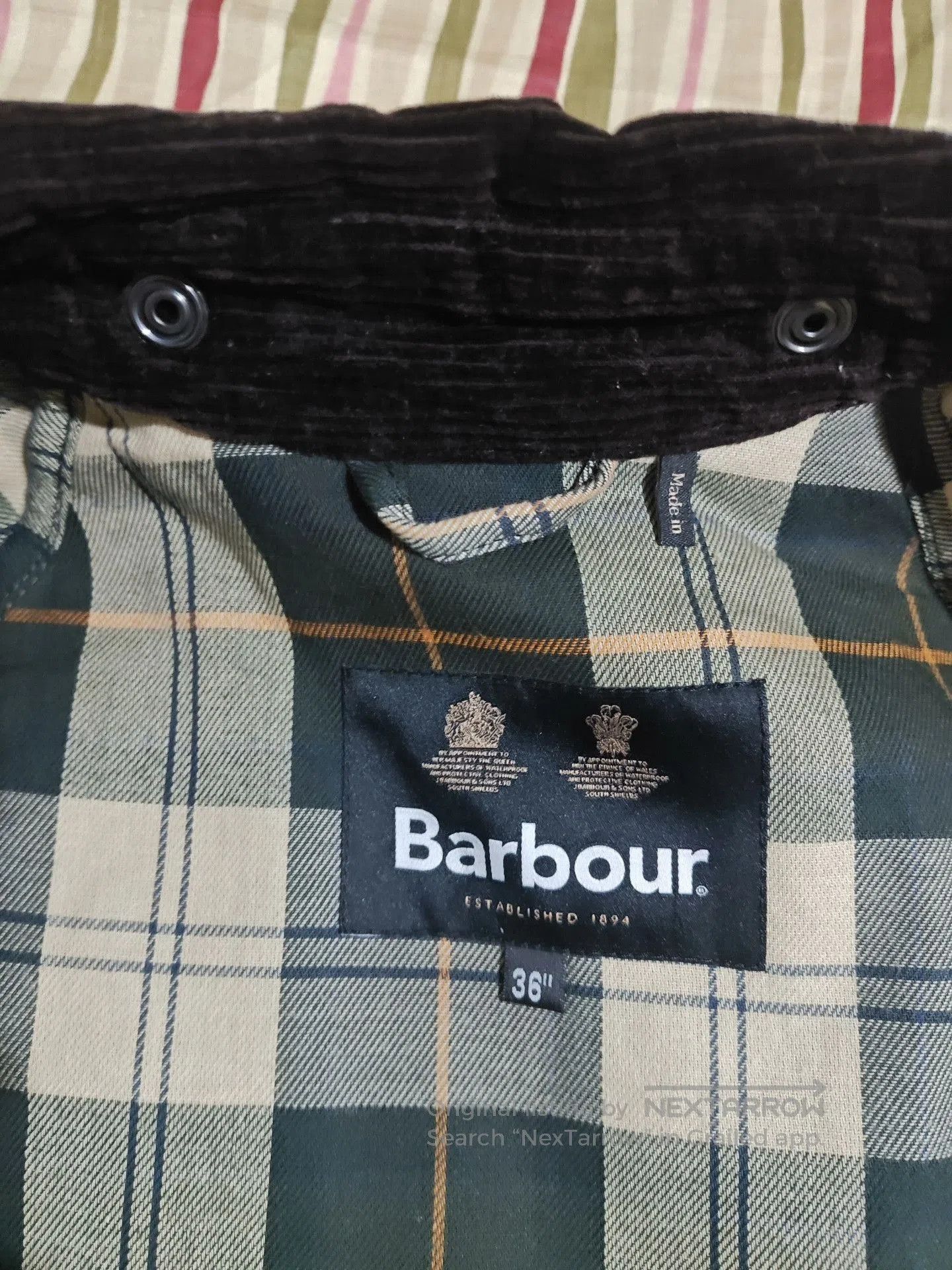 Barbour Barbour OS Bedale Waxed Jacket. Size US M / EU 48-50 / 2 - 5 Thumbnail