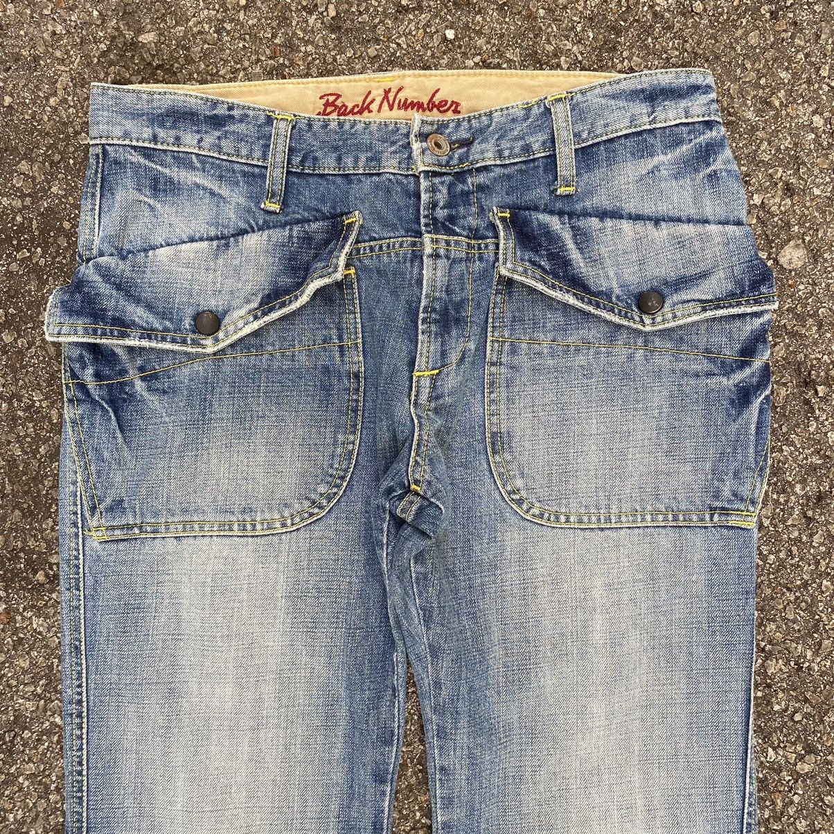 Kapital Flare Jeans Back Number Monkey Pocket Japanese Denim Size US 30 / EU 46 - 3 Thumbnail