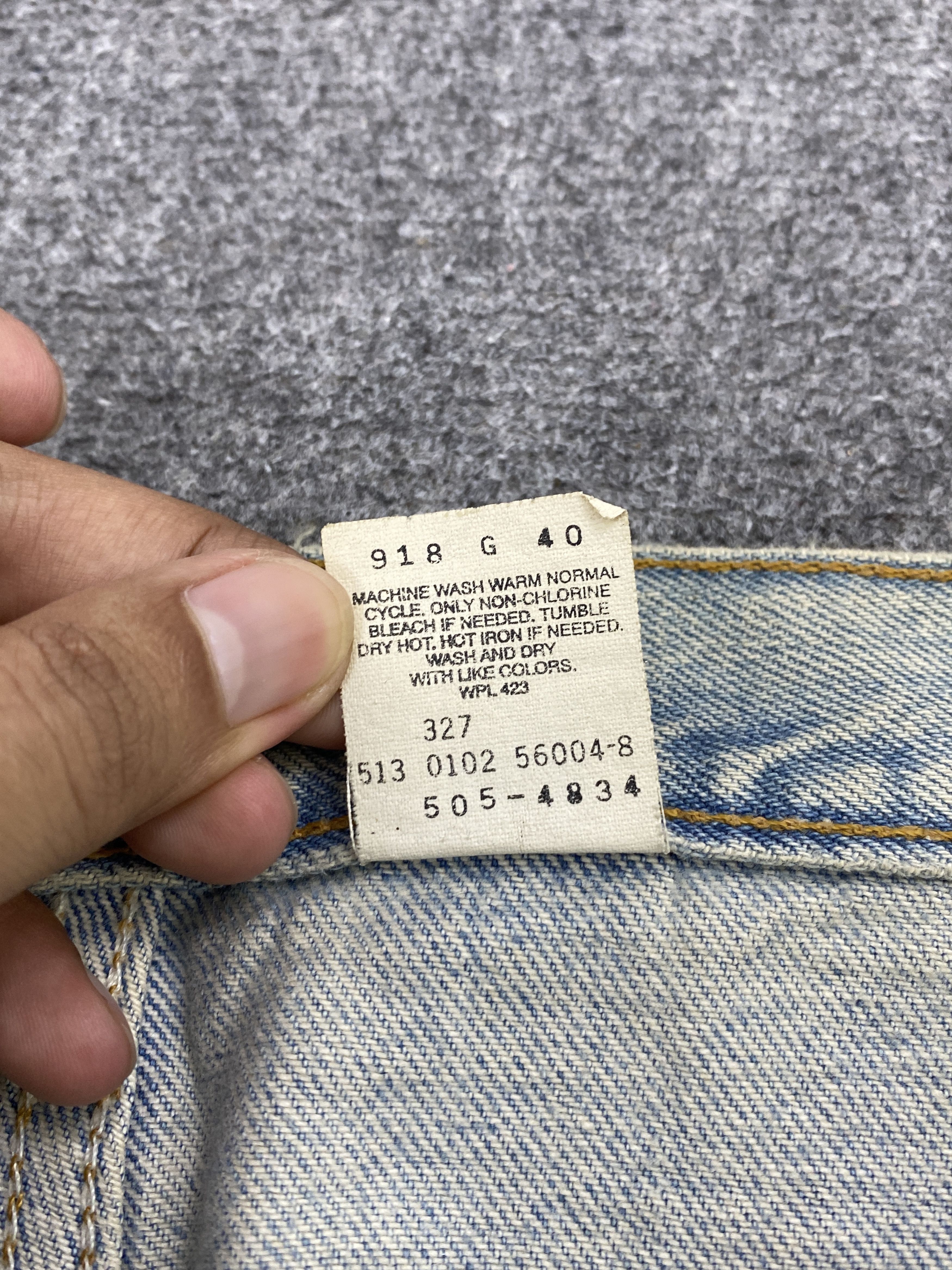 Levi's × Vintage Vintage 90s Levi's 505 Light Washed Denim Jeans Size US 35 - 8 Thumbnail