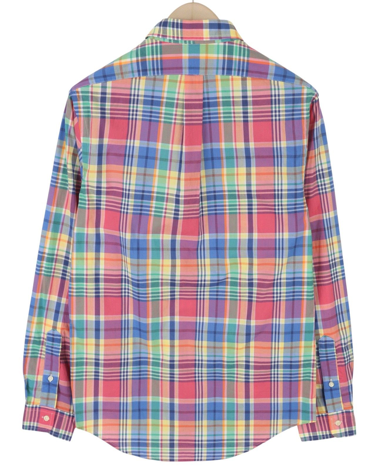Ralph Lauren M Colourful Check Button-Down Neck Slim Fit Logo 87029 Size US M / EU 48-50 / 2 - 2 Thumbnail
