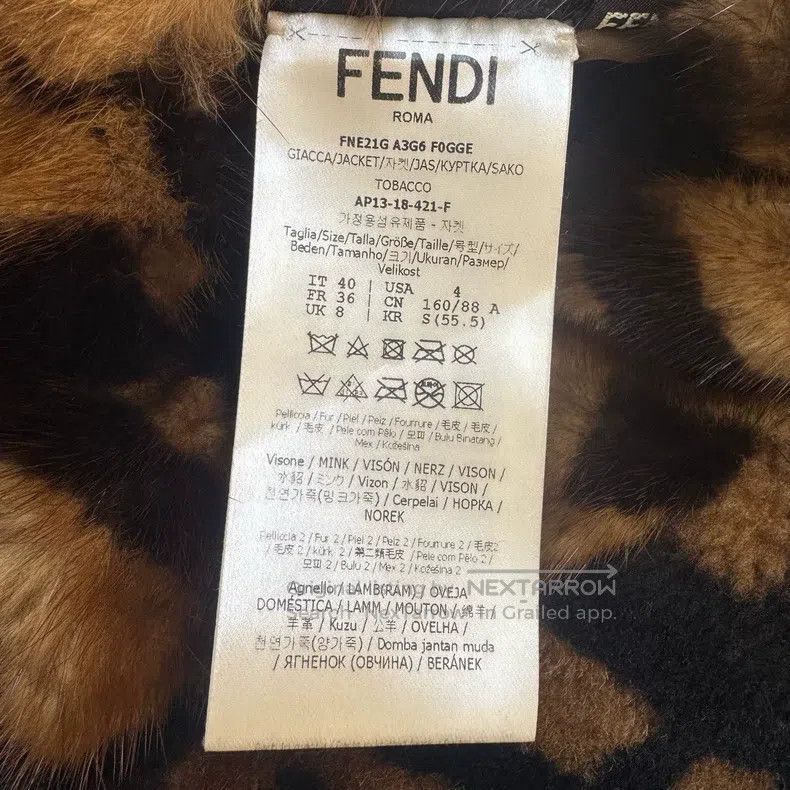 Fendi Fendi Two-way Wear Sheepskin Lamb Fur Fur Jacket Size XS / US 0-2 / IT 36-38 - 6 Thumbnail