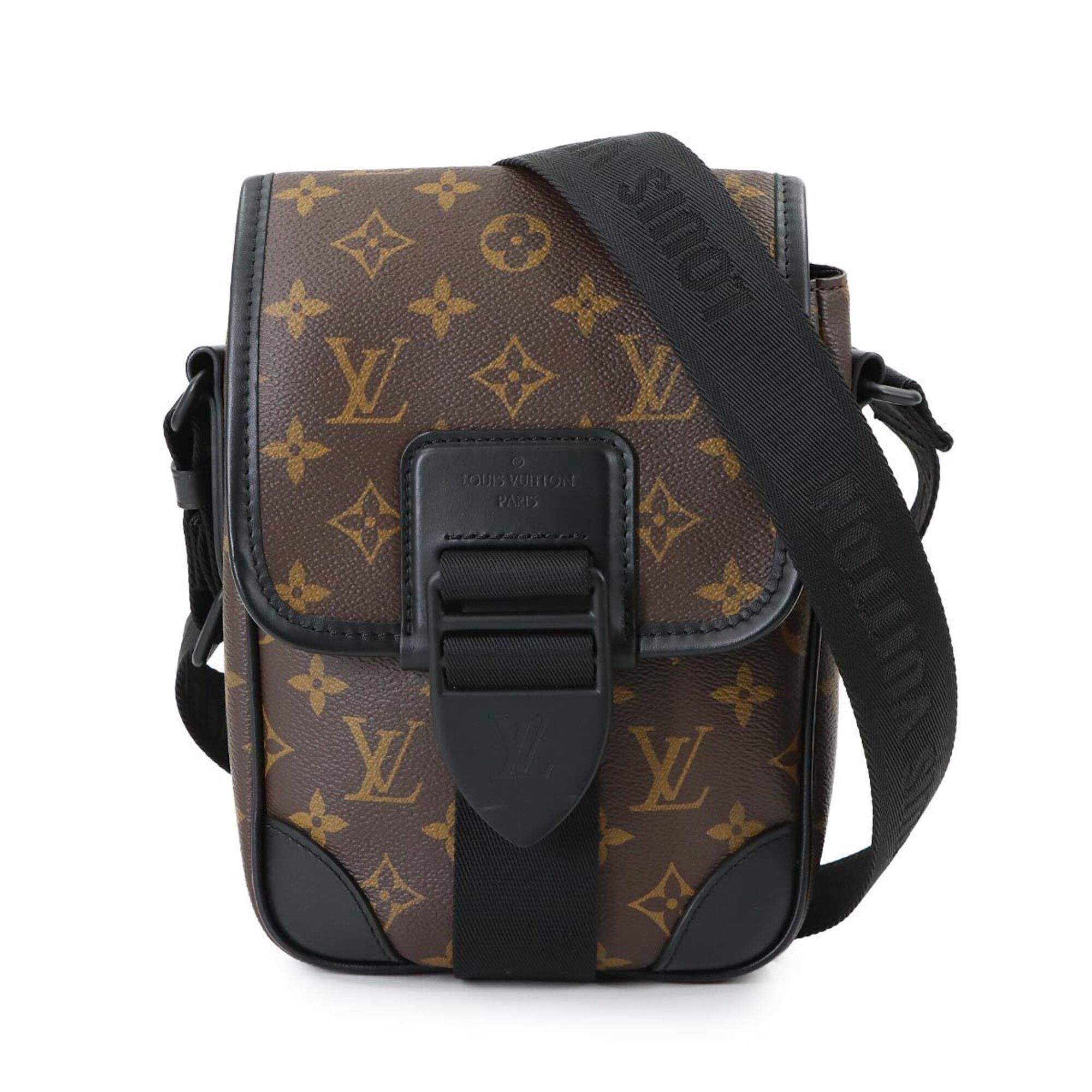Louis Vuitton Louis Vuitton Monogram Macassar Archy Shoulder Handbag Brown Black M46442 RFID Messenger Size ONE SIZE - 1 Thumbnail