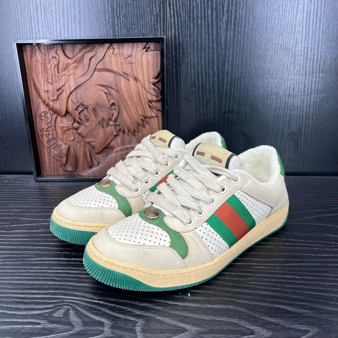 Gucci Gucci distressed no logo 36.5 good cond replaced lining box Size US 6 / IT 36 - 1 Thumbnail