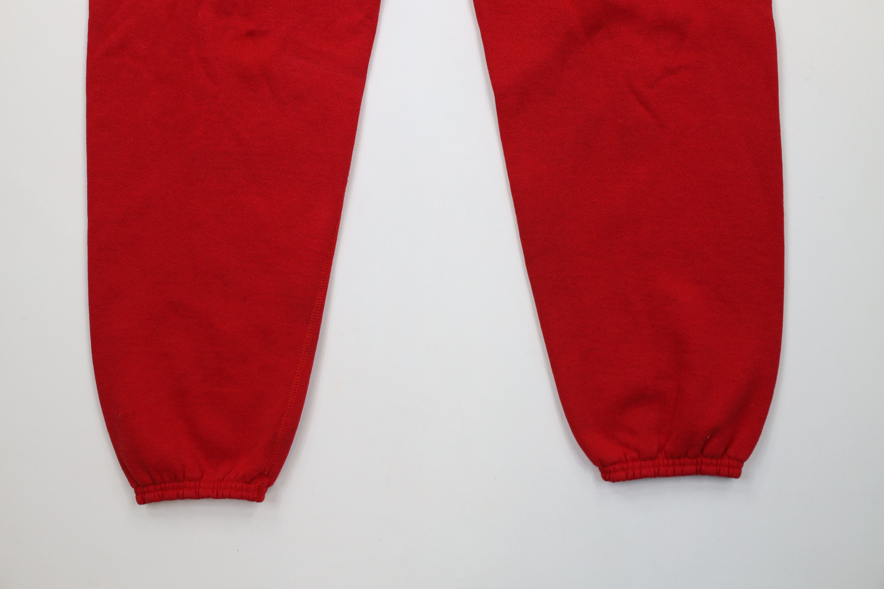 Vintage Vintage 80s 90s Streetwear Gusset Sweatpants Joggers USA Red Size US 36 / EU 52 - 13 Thumbnail
