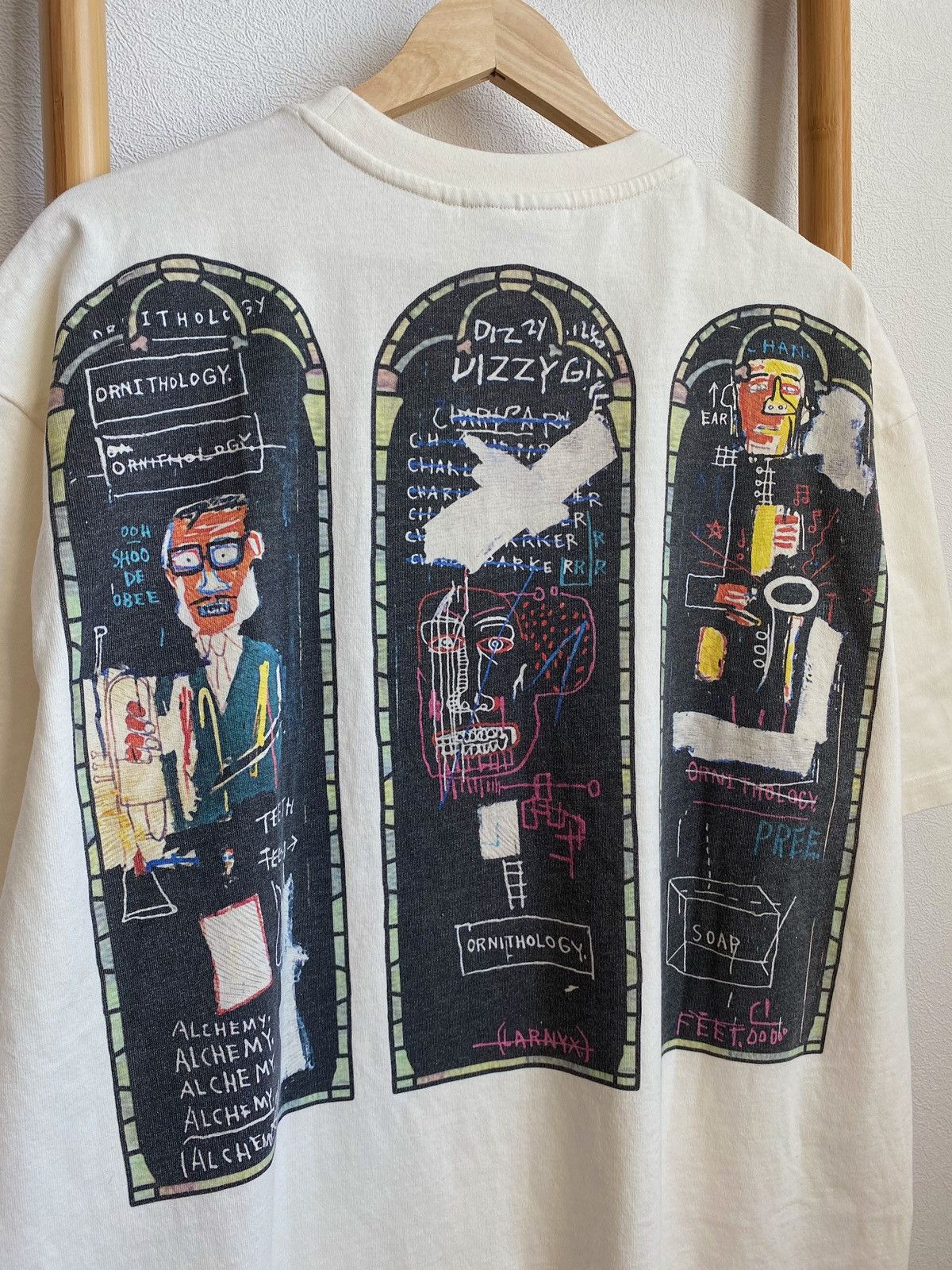 H&M × Jean-Michel Basquiat × Who Decides War WHO DECIDES WAR x BASQUIAT x H&M RELAXED FIT COTTON T-SHIRT Size US L / EU 52-54 / 3 - 15 Thumbnail