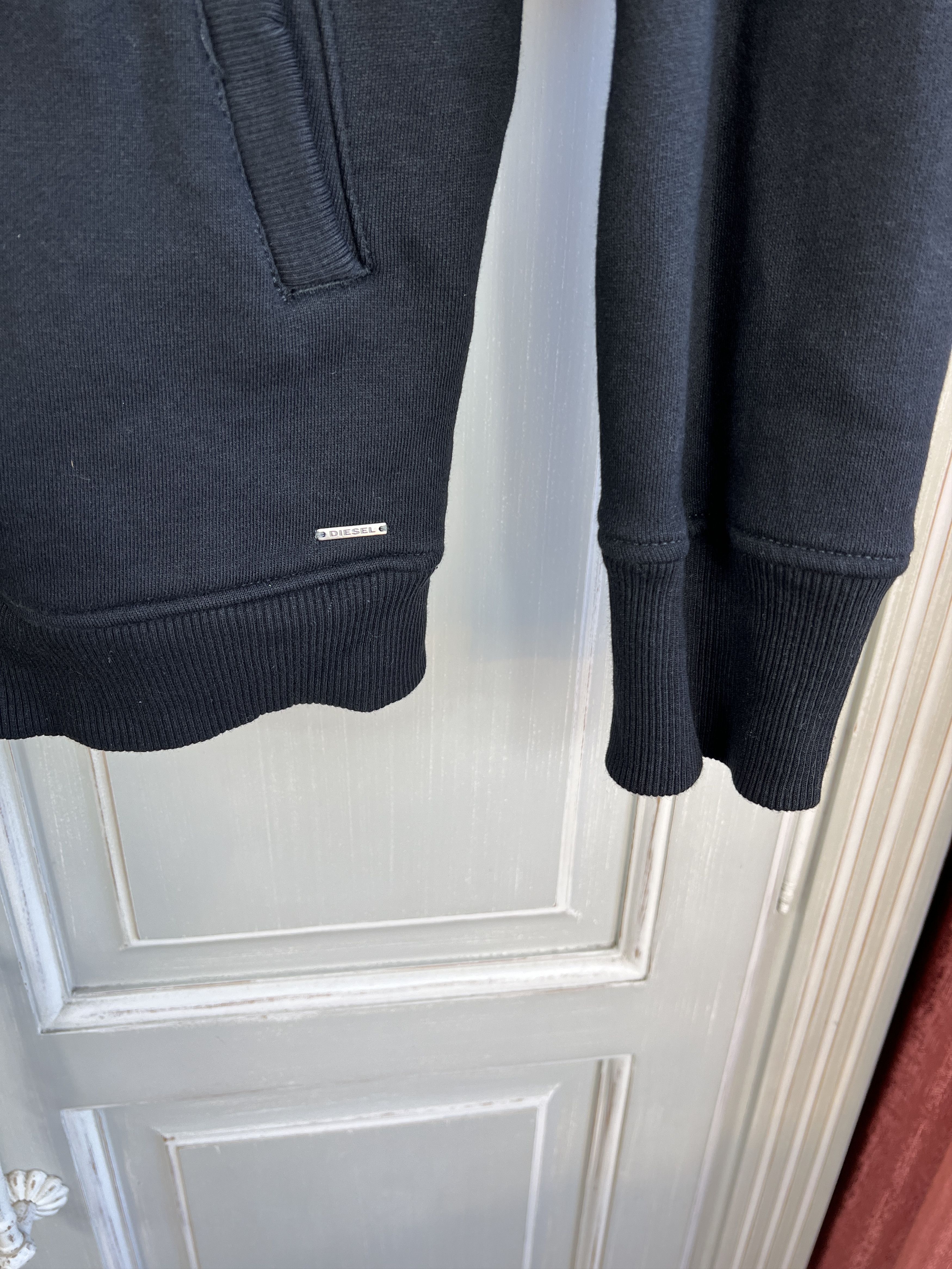 Diesel DIESEL BLACK ZIP HOODIE RICK OWENS STYLE Size US M / EU 48-50 / 2 - 2 Thumbnail
