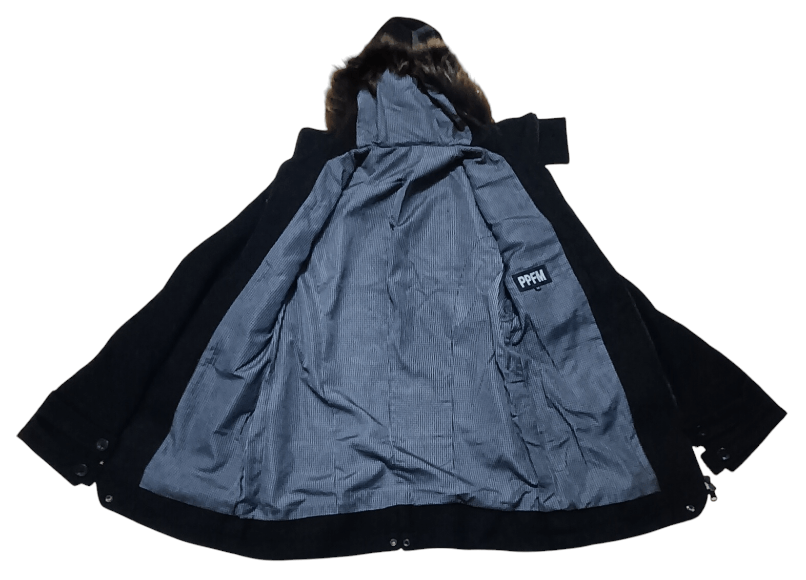 PPFM PPFM MULTI POCKET PUNK BONDAGE GOTHIC FLEECE HOODED JACKET Size US M / EU 48-50 / 2 - 2 Thumbnail